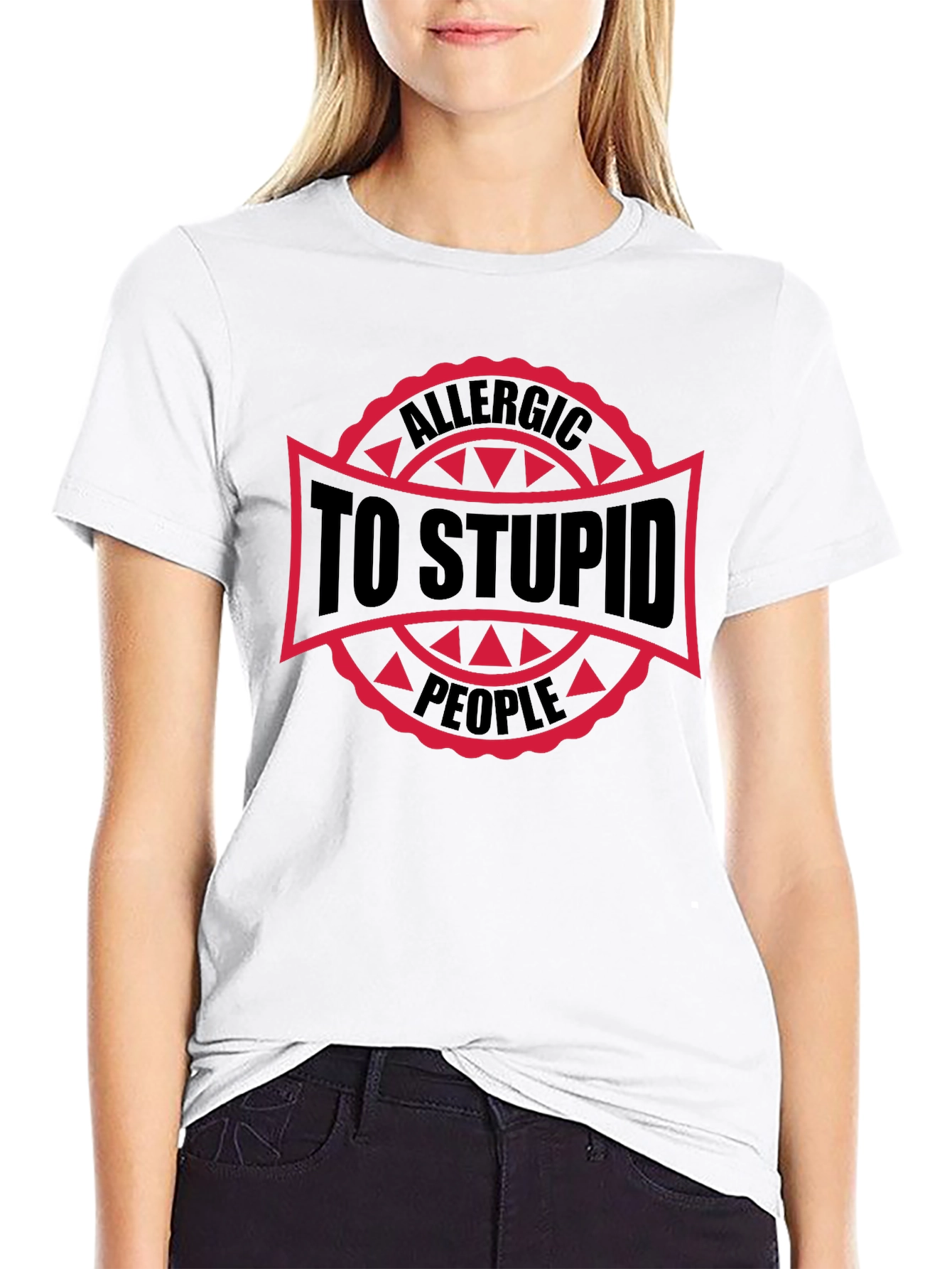 Allergic to Stupid People Graphic Tee