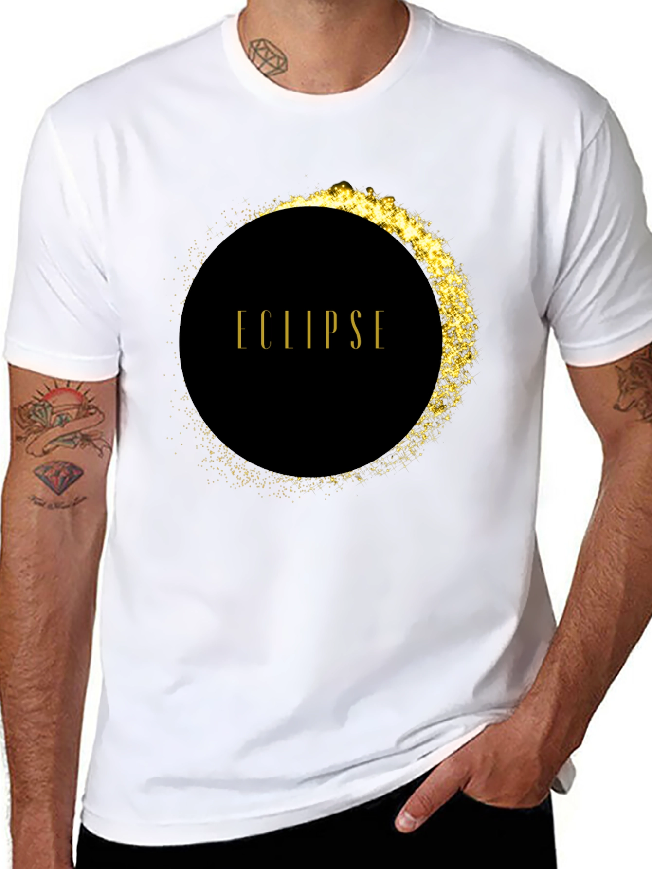 Eclipse Graphic T-Shirt - Black
