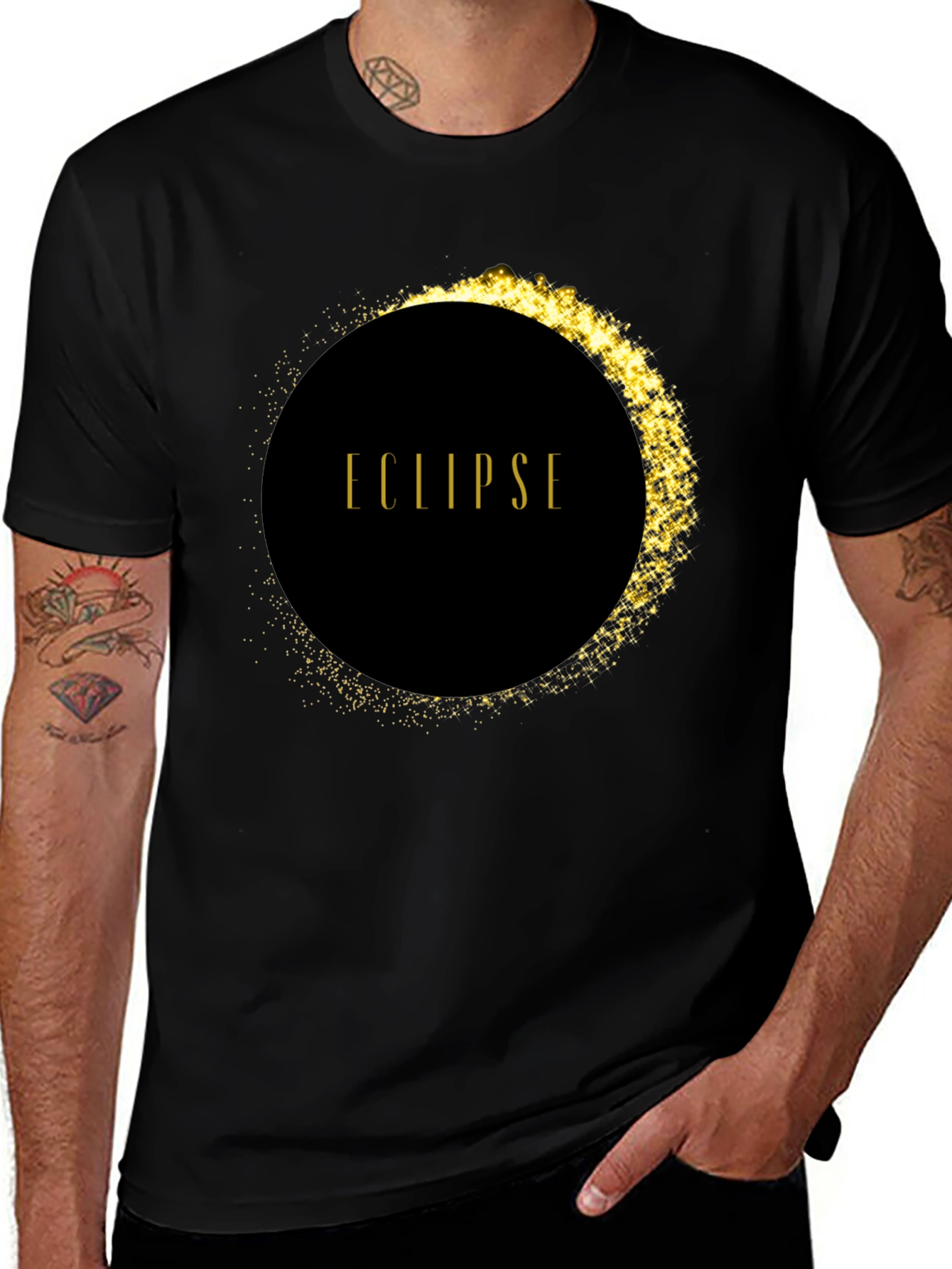 Eclipse Graphic T-Shirt - Black