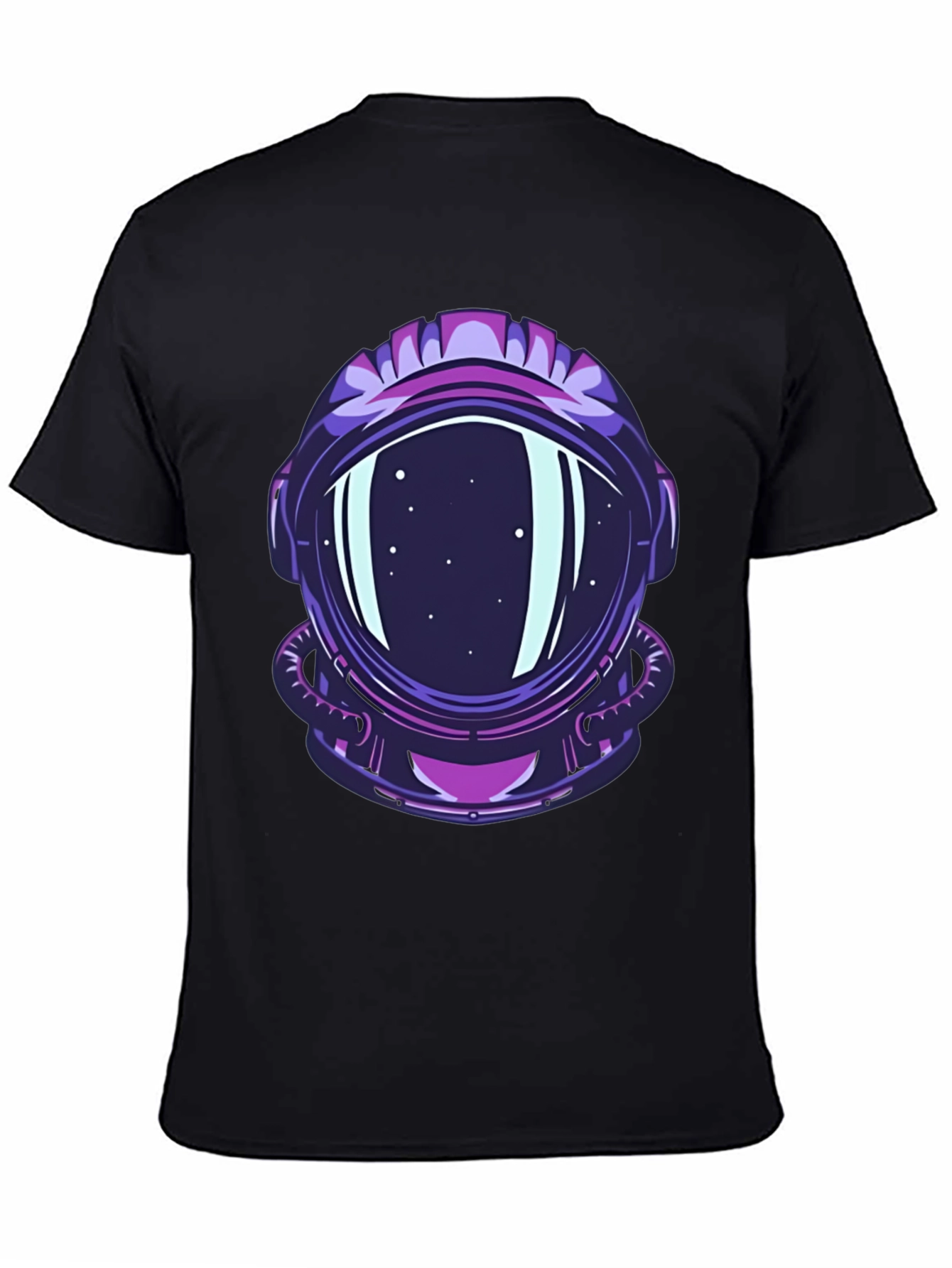 Astronaut Helmet Graphic Tee - Cool Space Design