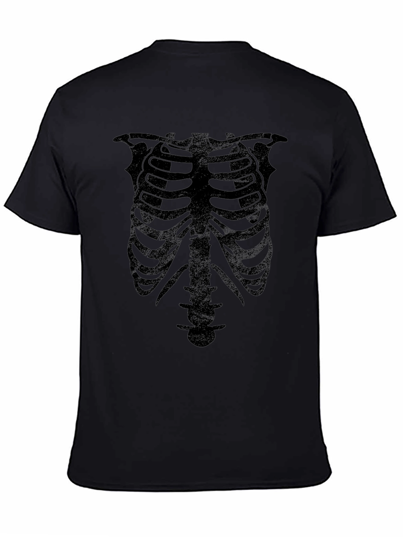 Skeleton Rib Cage Graphic T-Shirt
