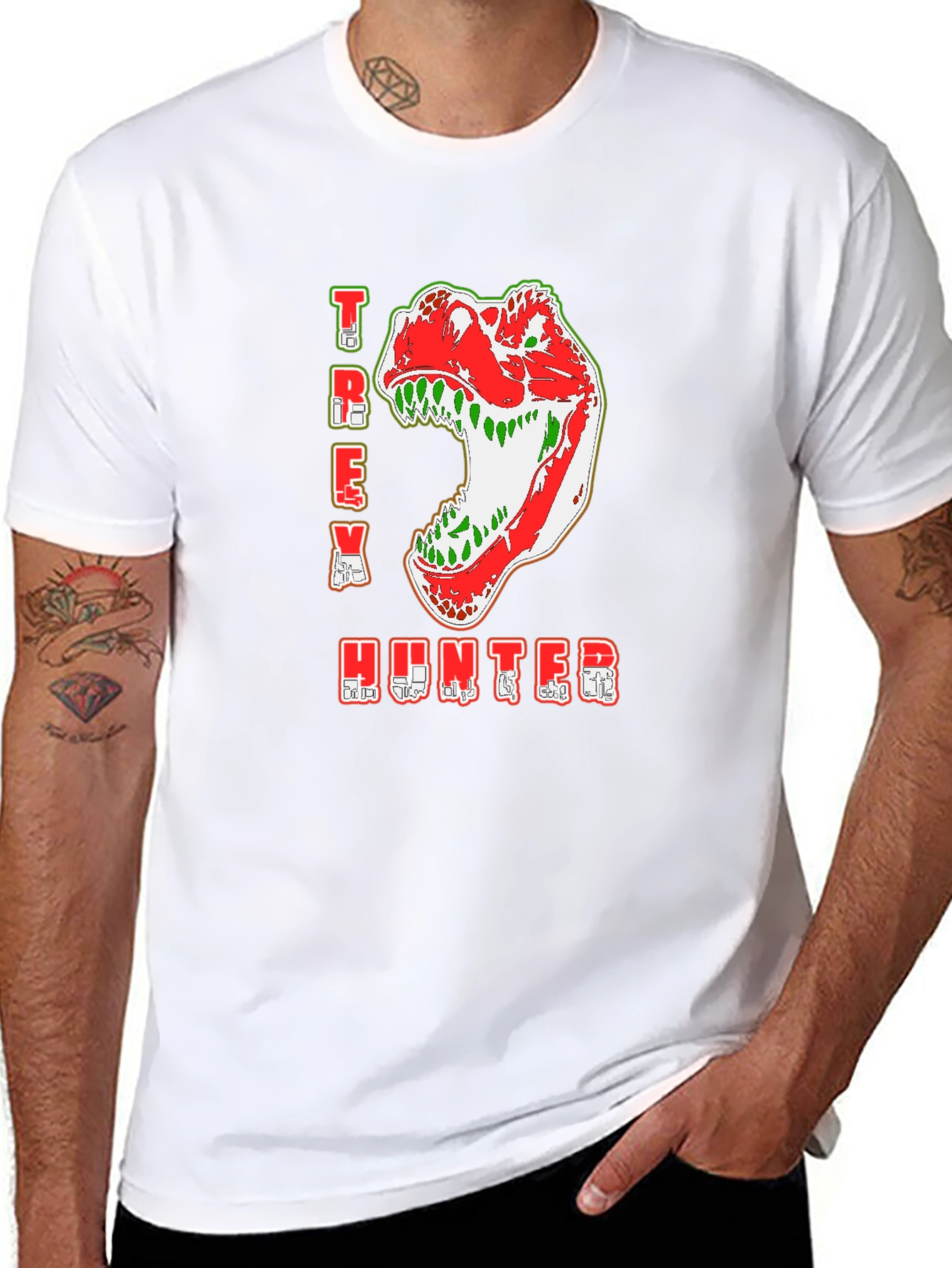 T-Rex Hunter Graphic Tee