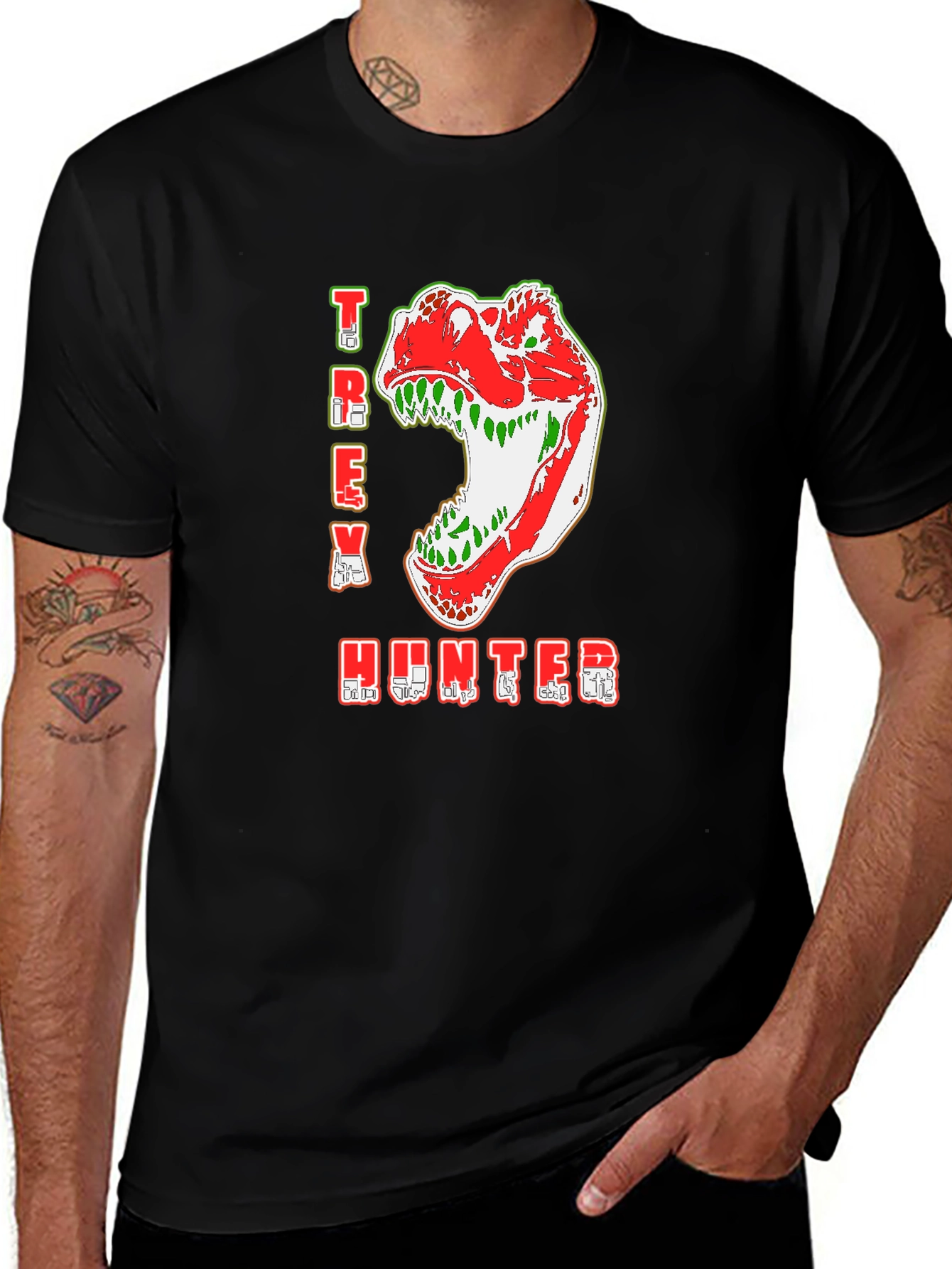 T-Rex Hunter Graphic Tee