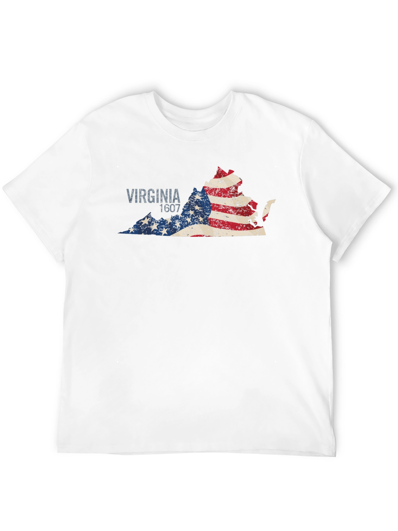 Virginia 1607 Flag Graphic T-Shirt