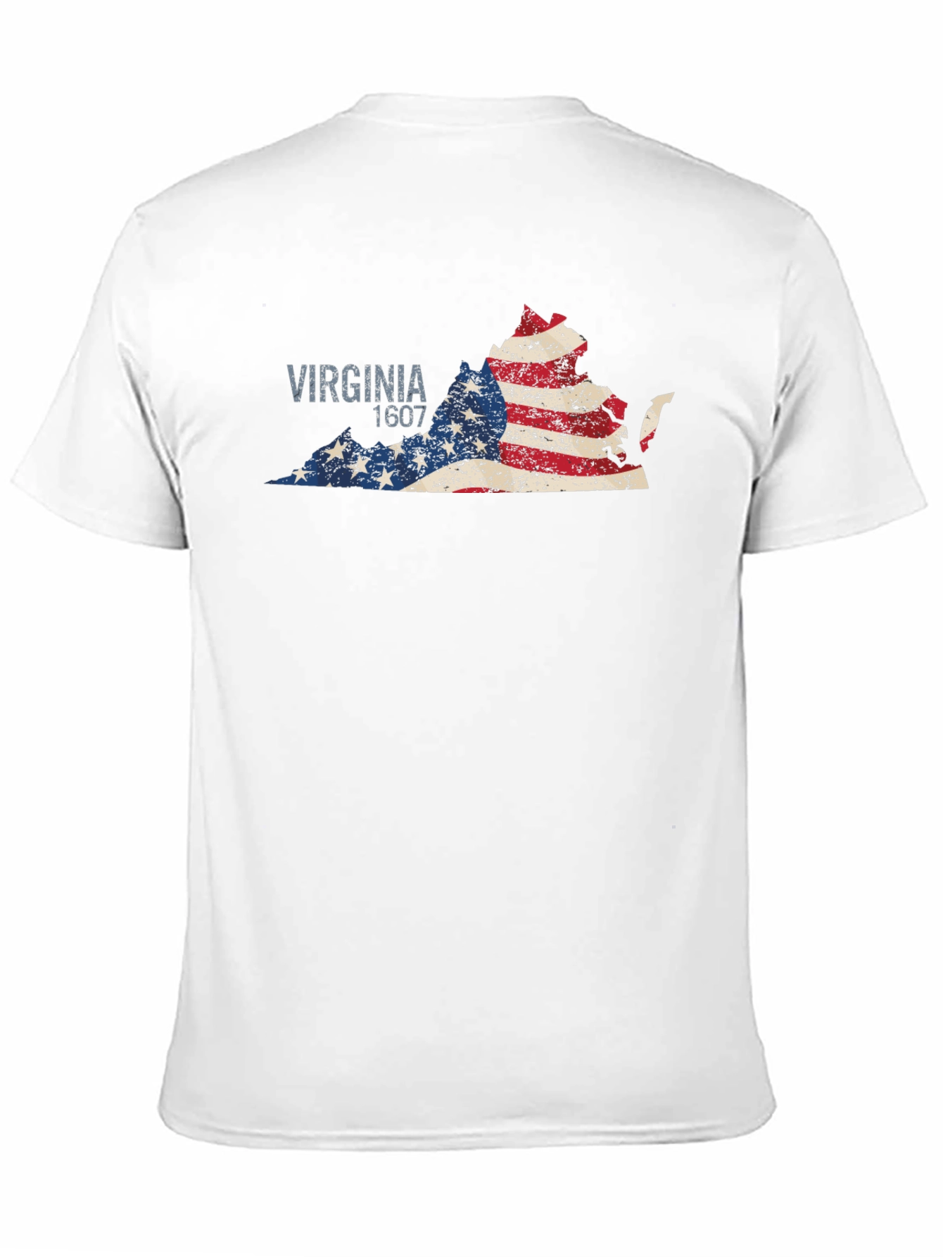 Virginia 1607 Flag Graphic T-Shirt