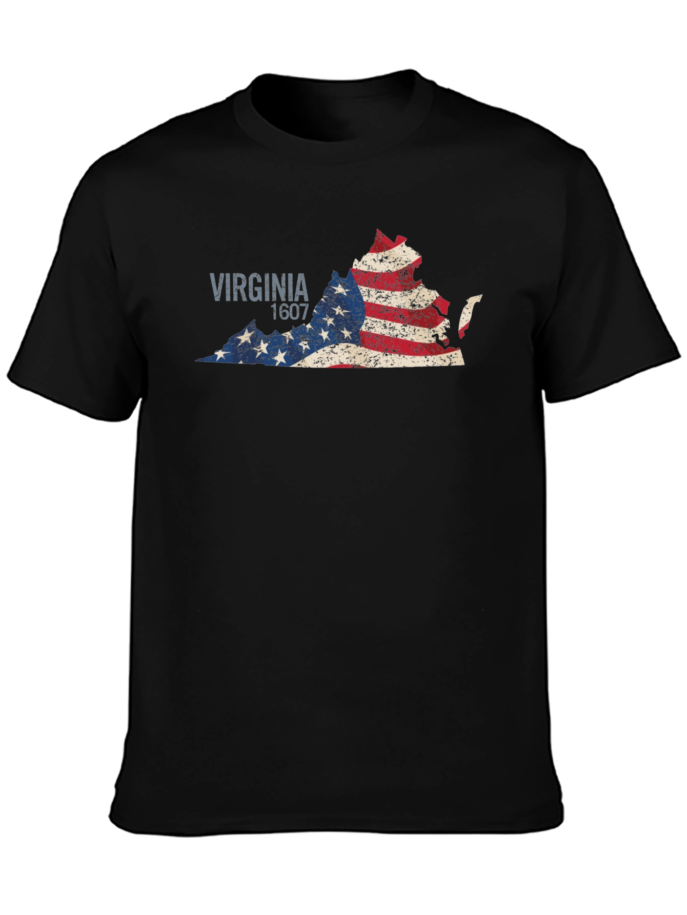 Virginia 1607 Flag Graphic T-Shirt