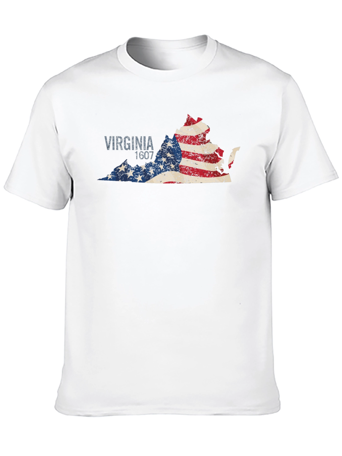 Virginia 1607 Flag Graphic T-Shirt