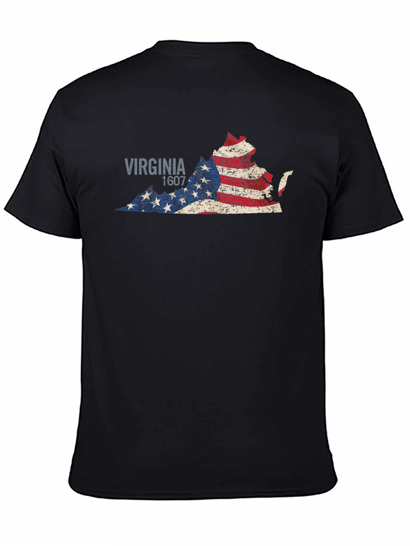Virginia 1607 Flag Graphic T-Shirt