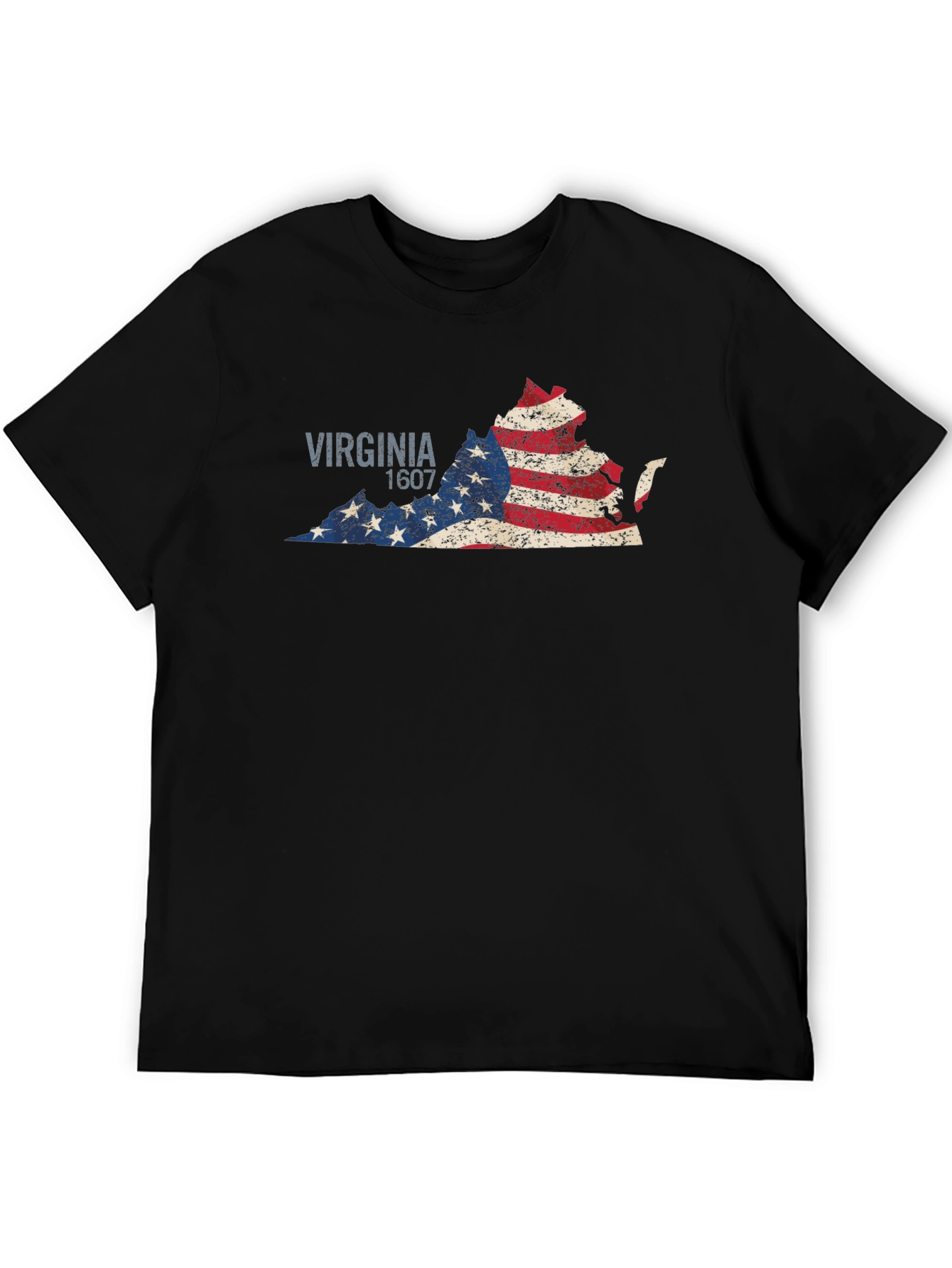 Virginia 1607 Flag Graphic T-Shirt