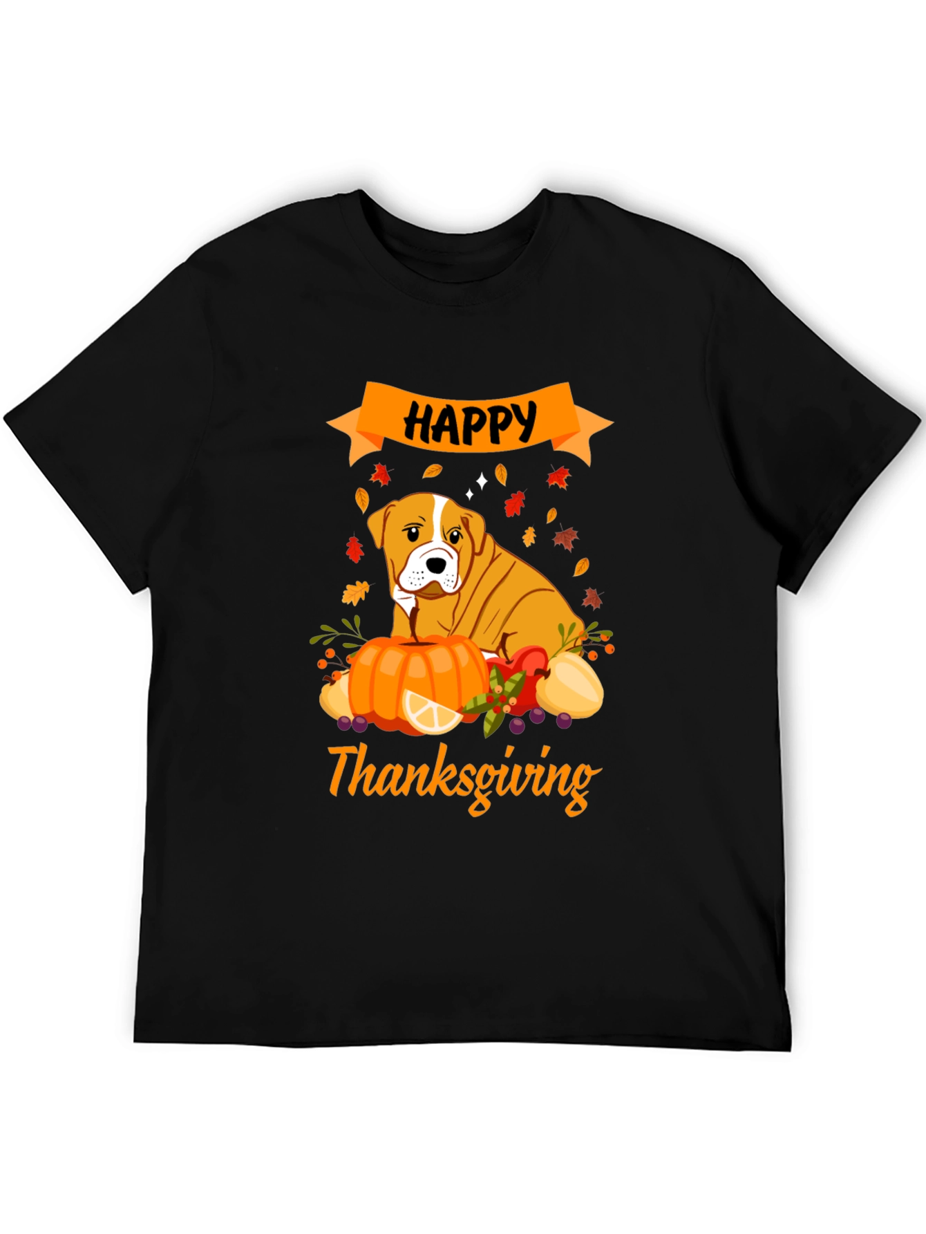 Happy Thanksgiving Dog T-Shirt