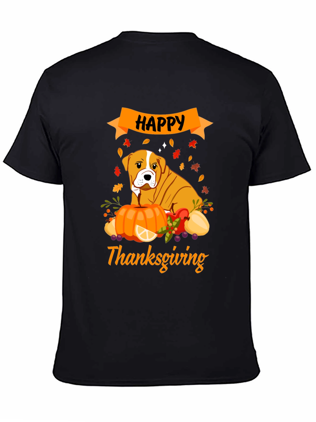 Happy Thanksgiving Dog T-Shirt