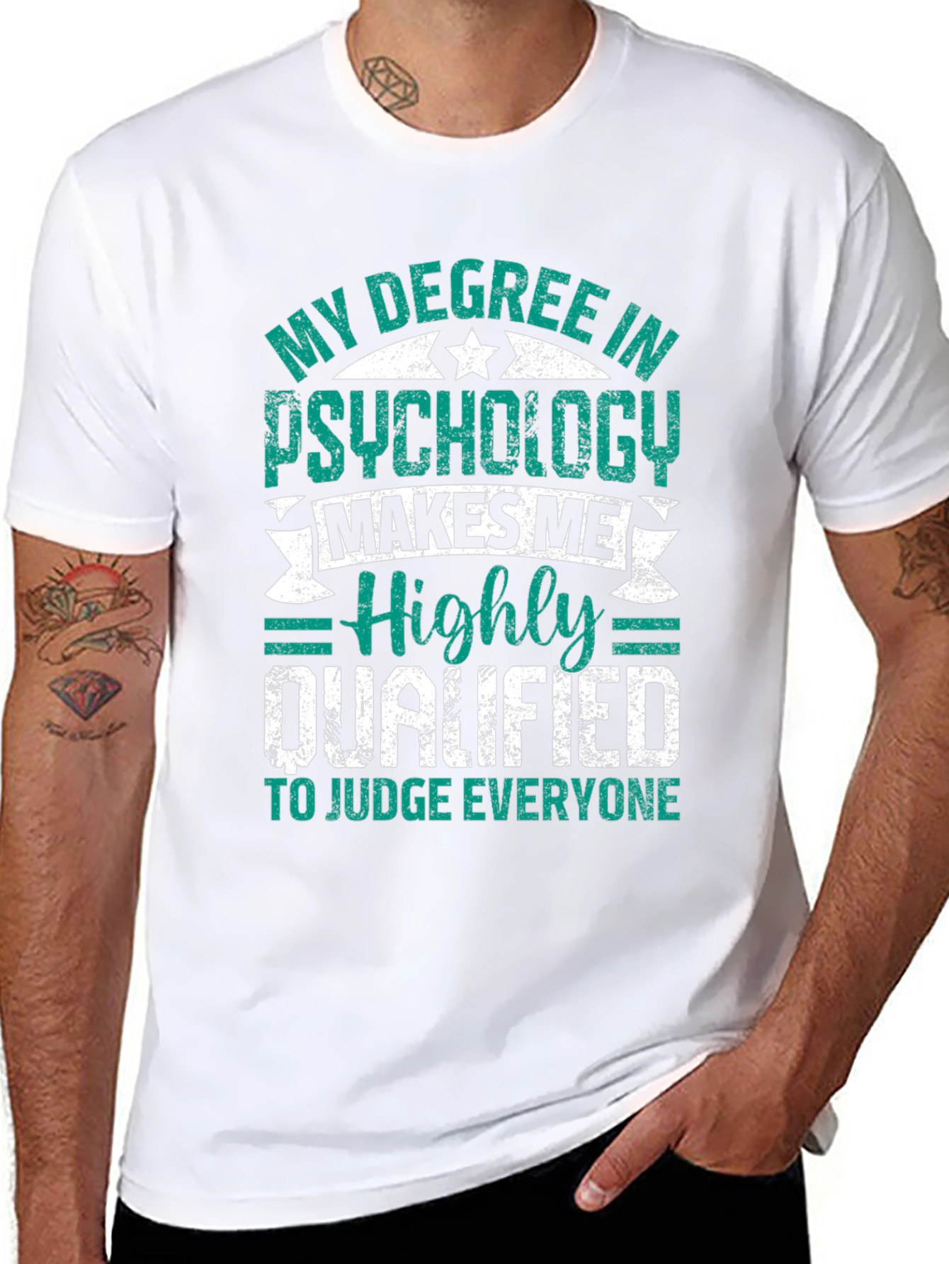 Psychology Degree Humor T-Shirt - Judge Everyone!