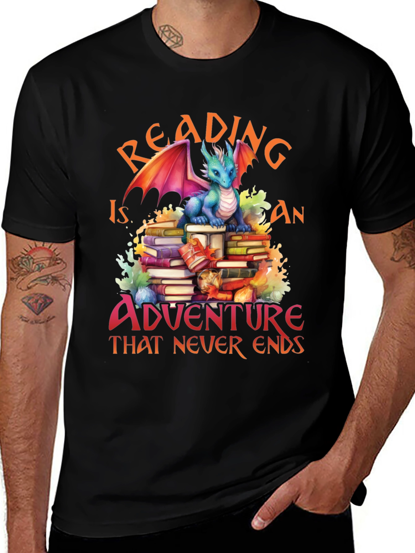 Reading is an Adventure Graphic T-Shirt
