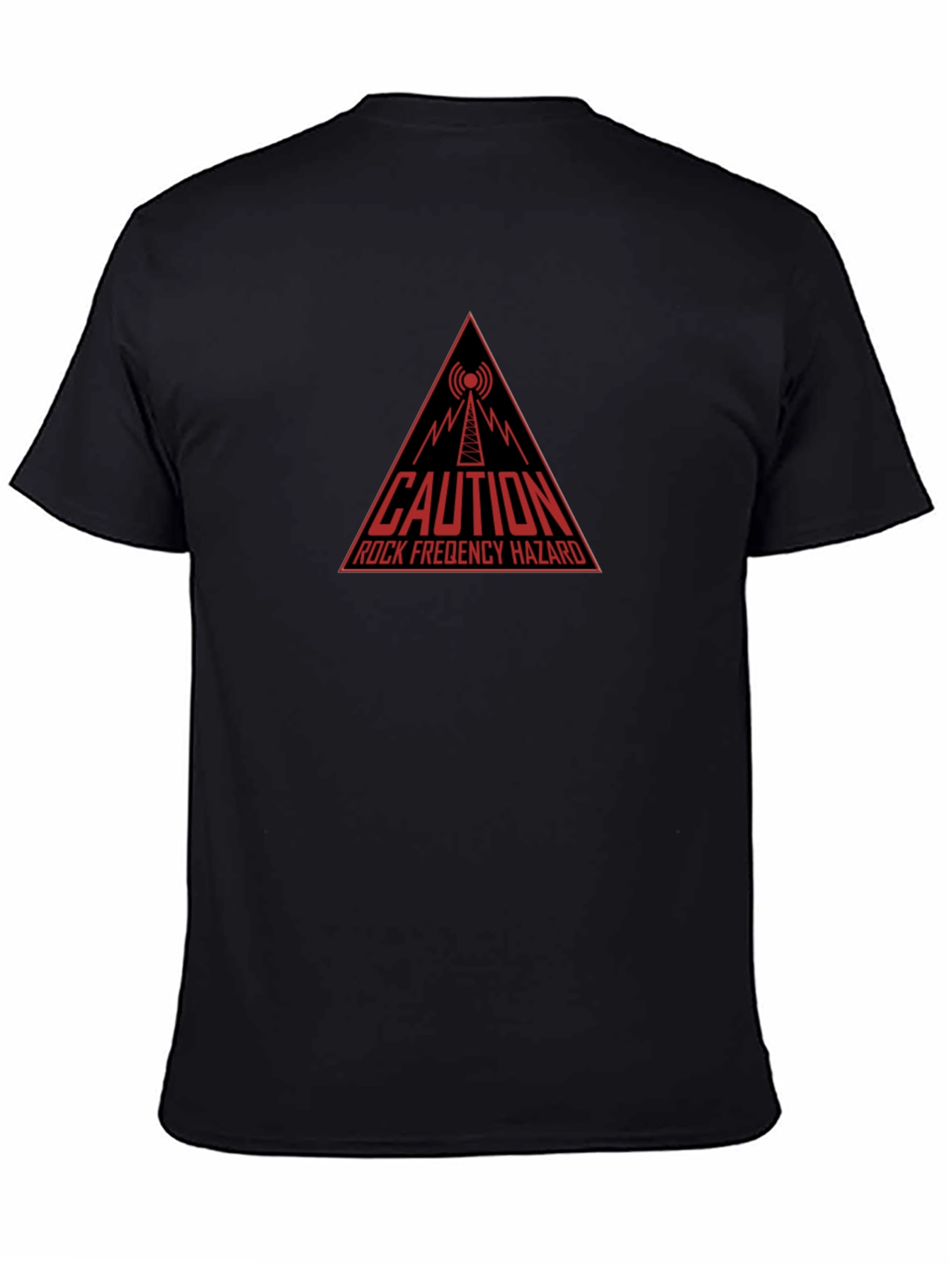 Caution Rock Frequency Hazard Graphic Tee