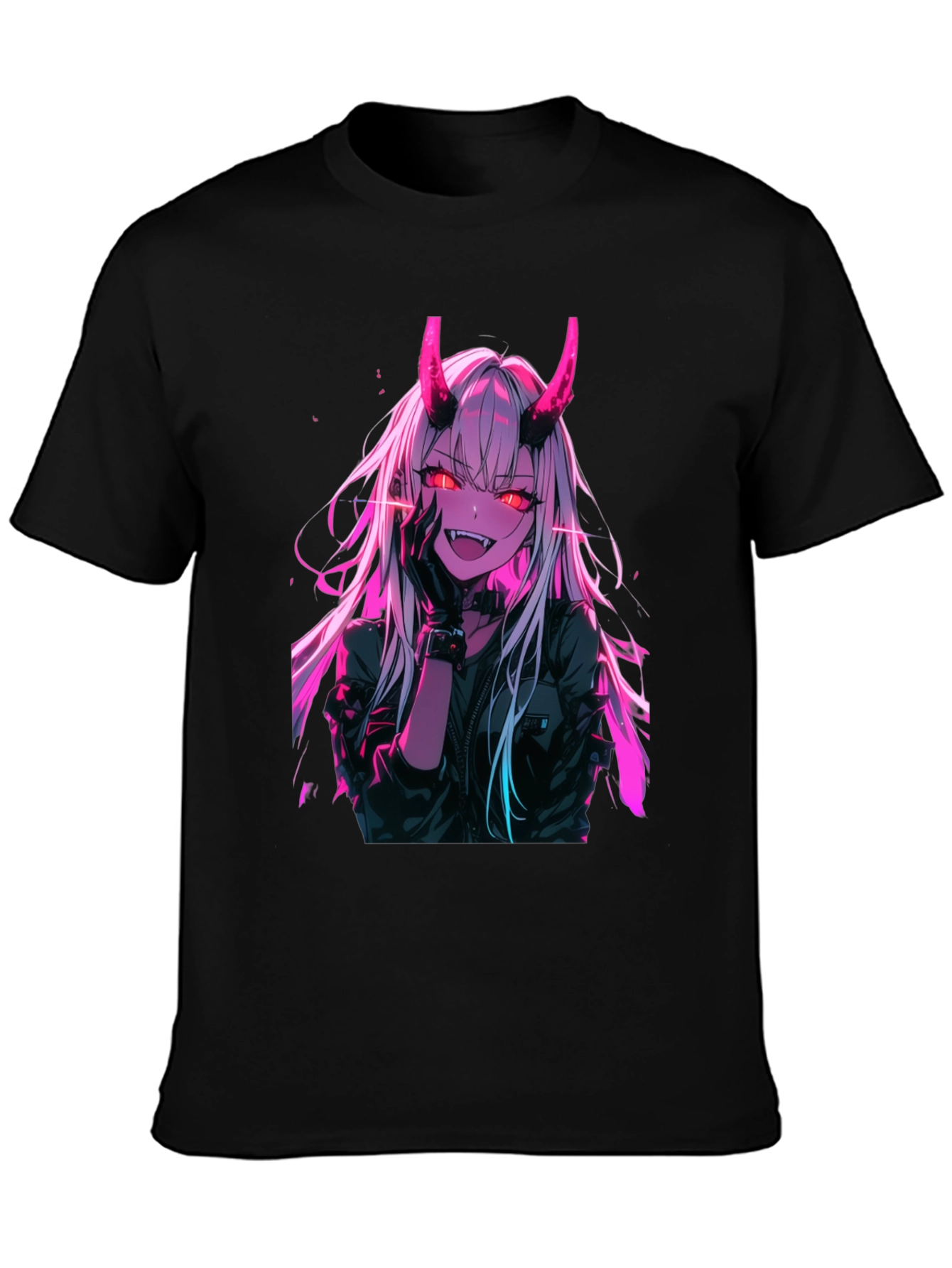 Anime Girl Demon Horns T-Shirt