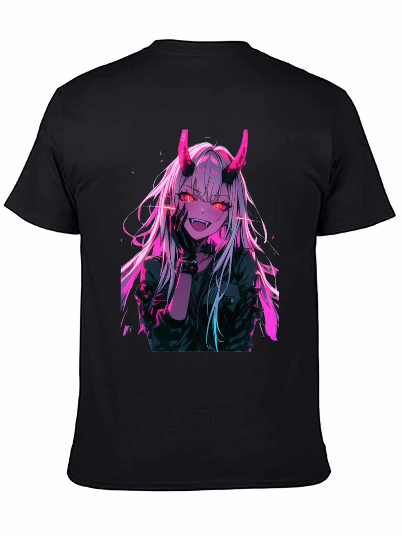 Anime Girl Demon Horns T-Shirt
