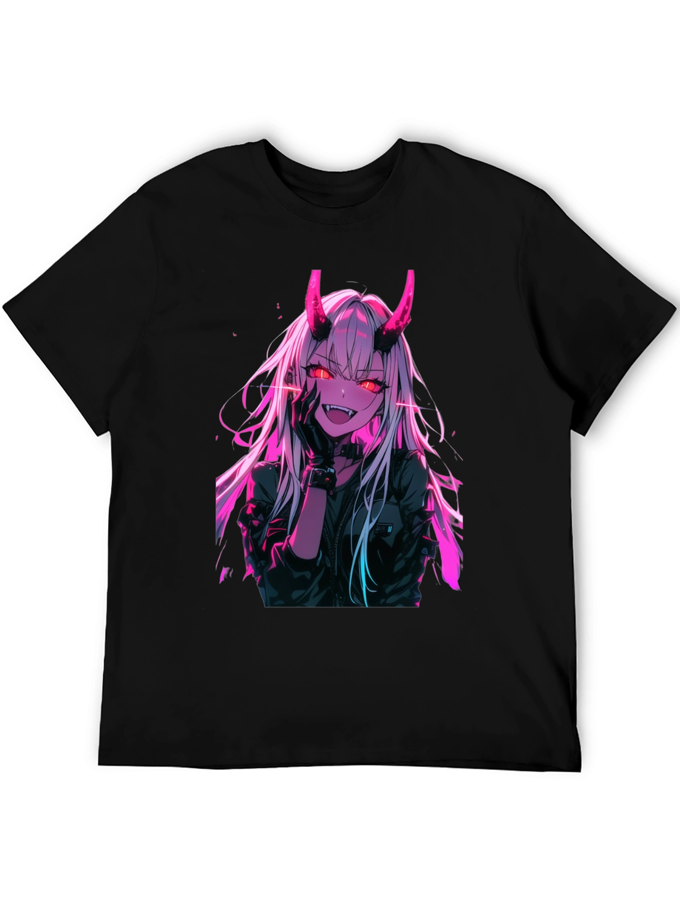 Anime Girl Demon Horns T-Shirt