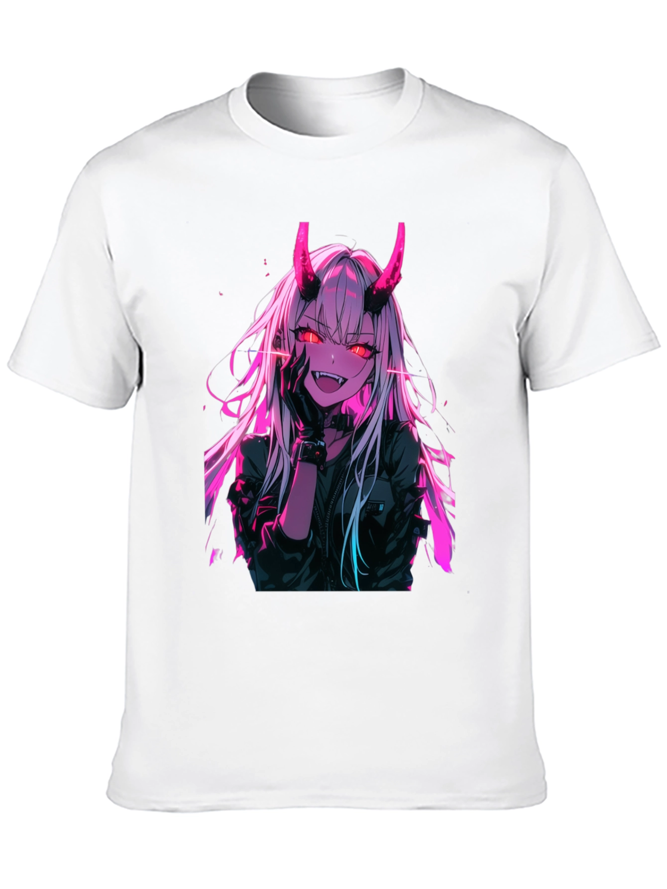 Anime Girl Demon Horns T-Shirt