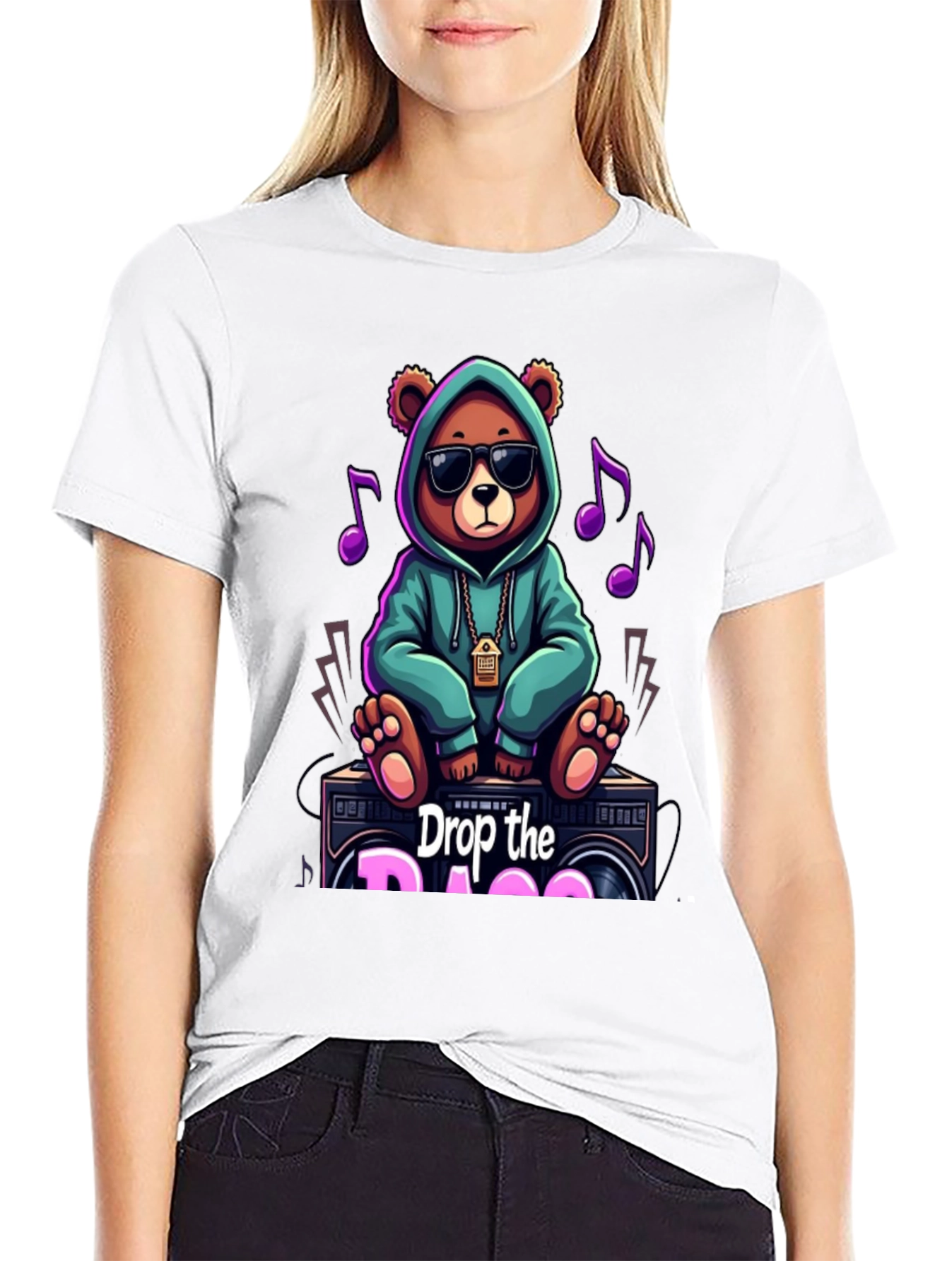 Drop the Bass Bear Graphic Tee