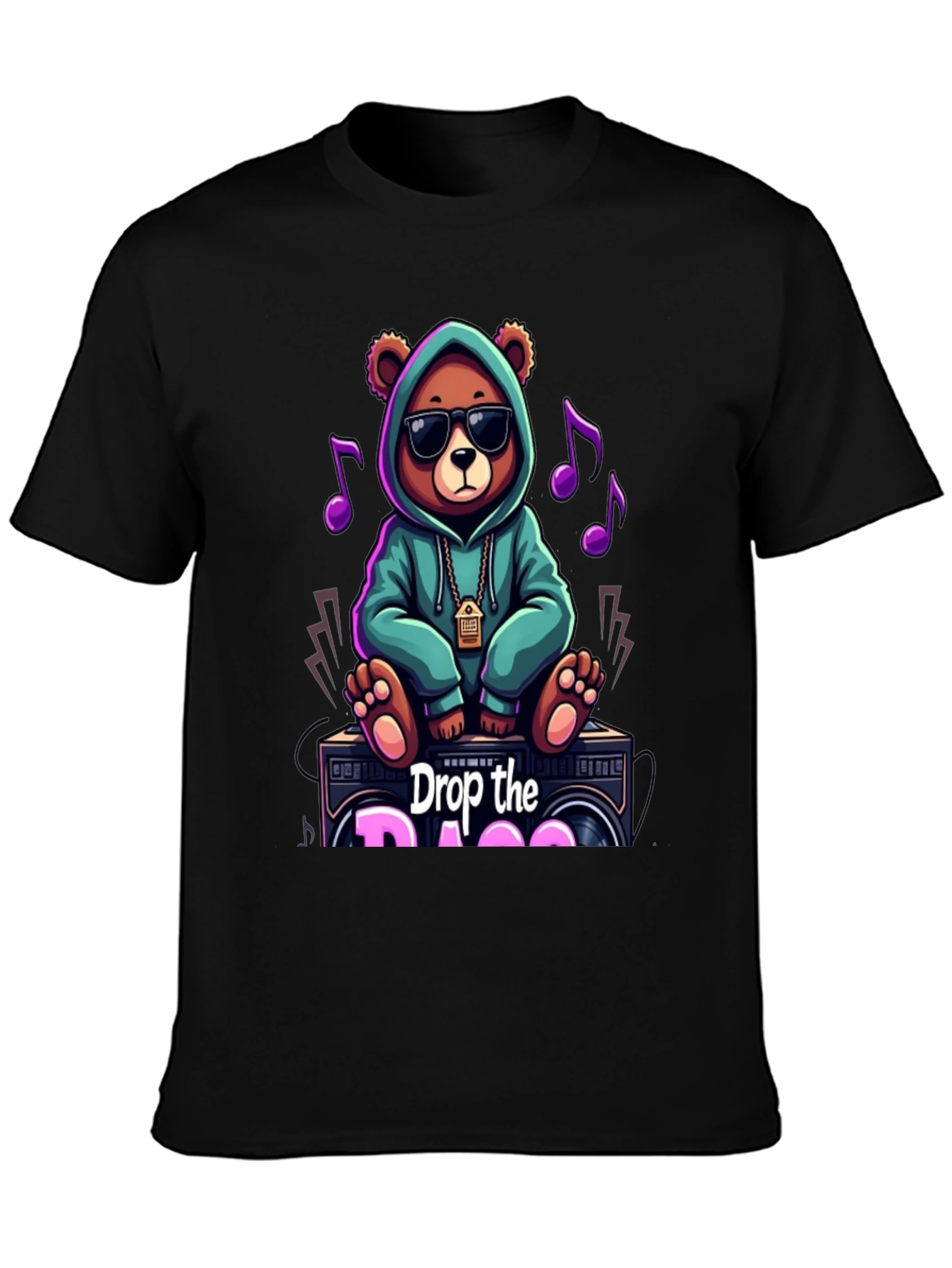 Drop the Bass Bear Graphic Tee