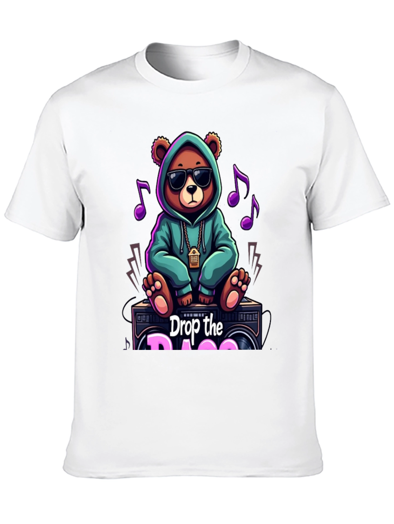 Drop the Bass Bear Graphic Tee