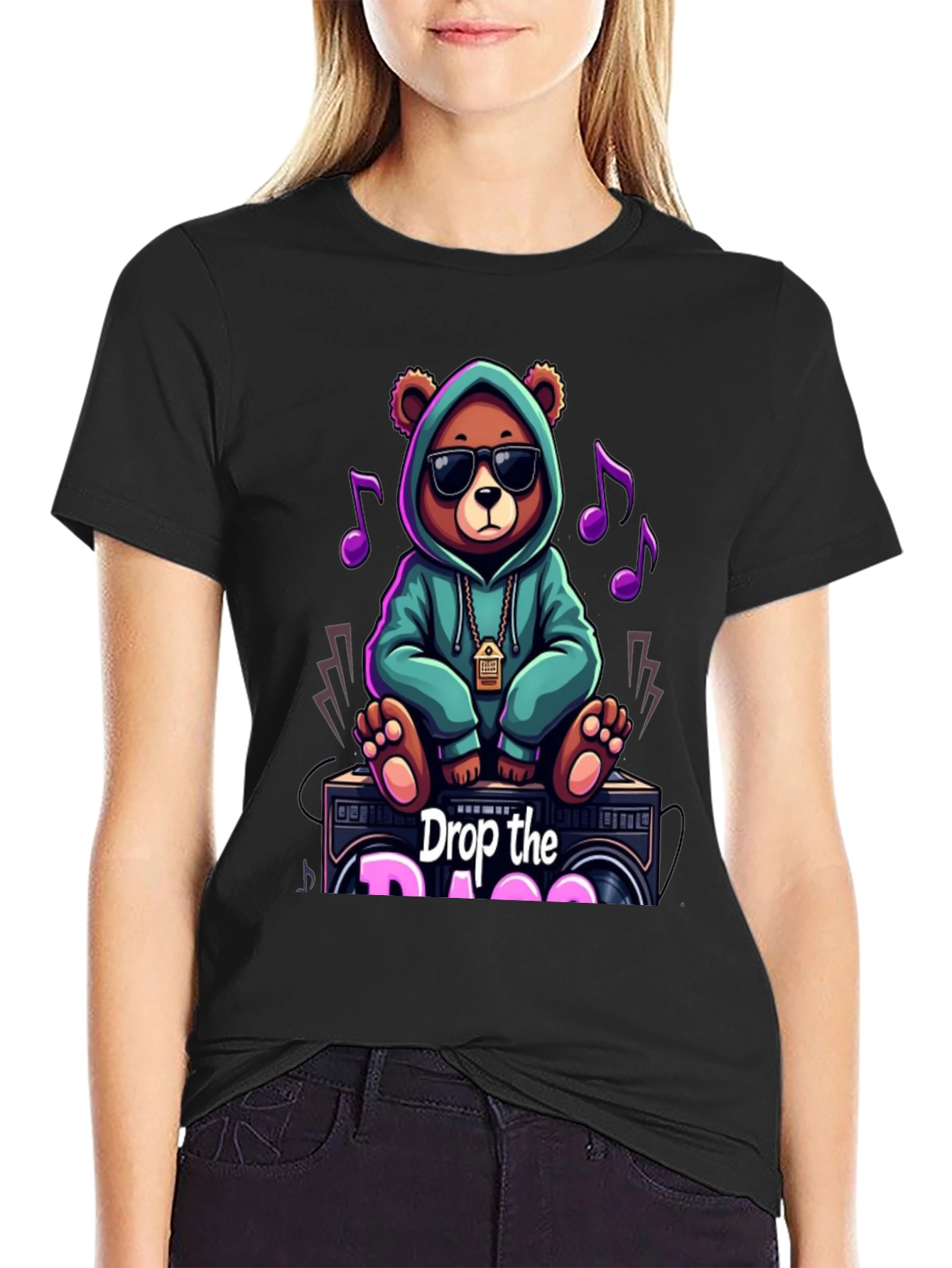 Drop the Bass Bear Graphic Tee
