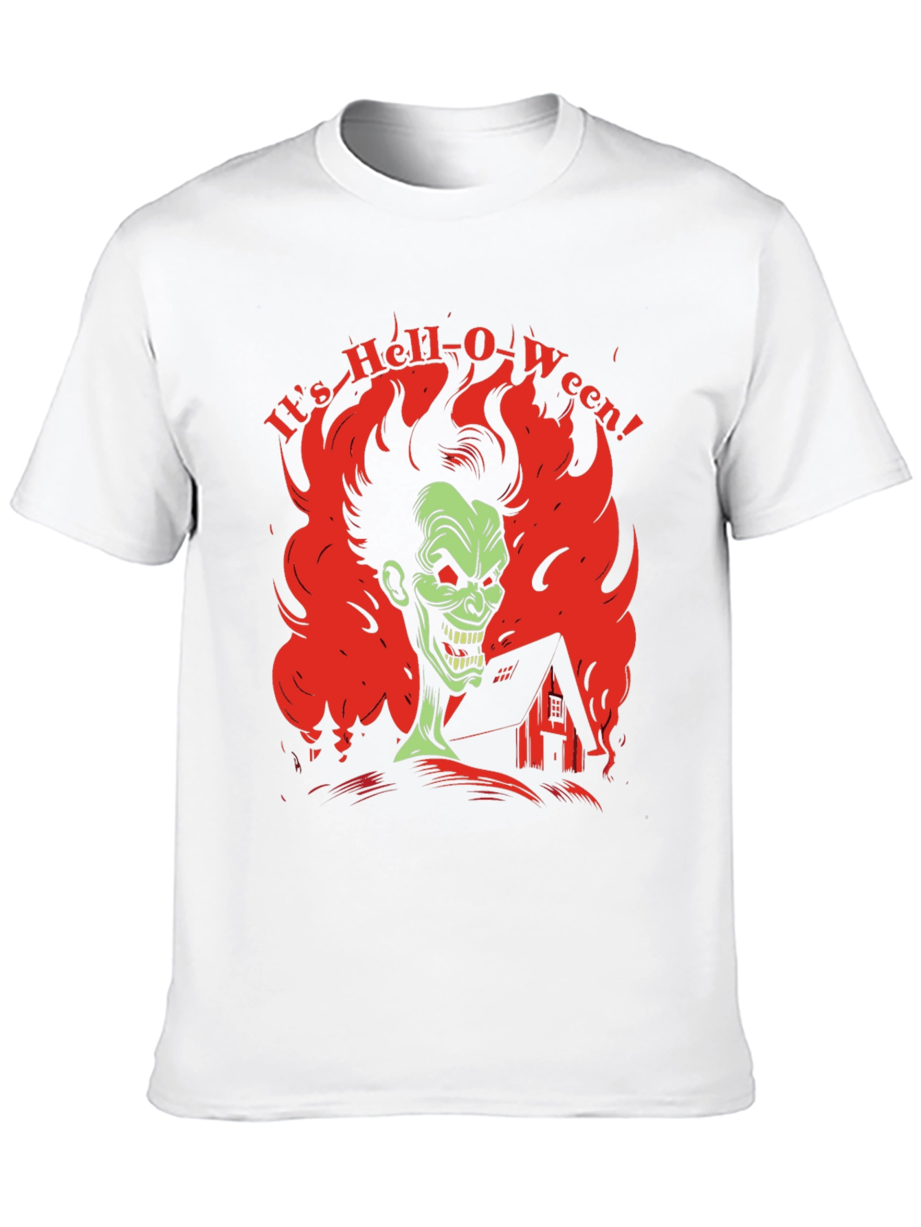 Hell-O-Ween Graphic Tee - Spooky Season Apparel