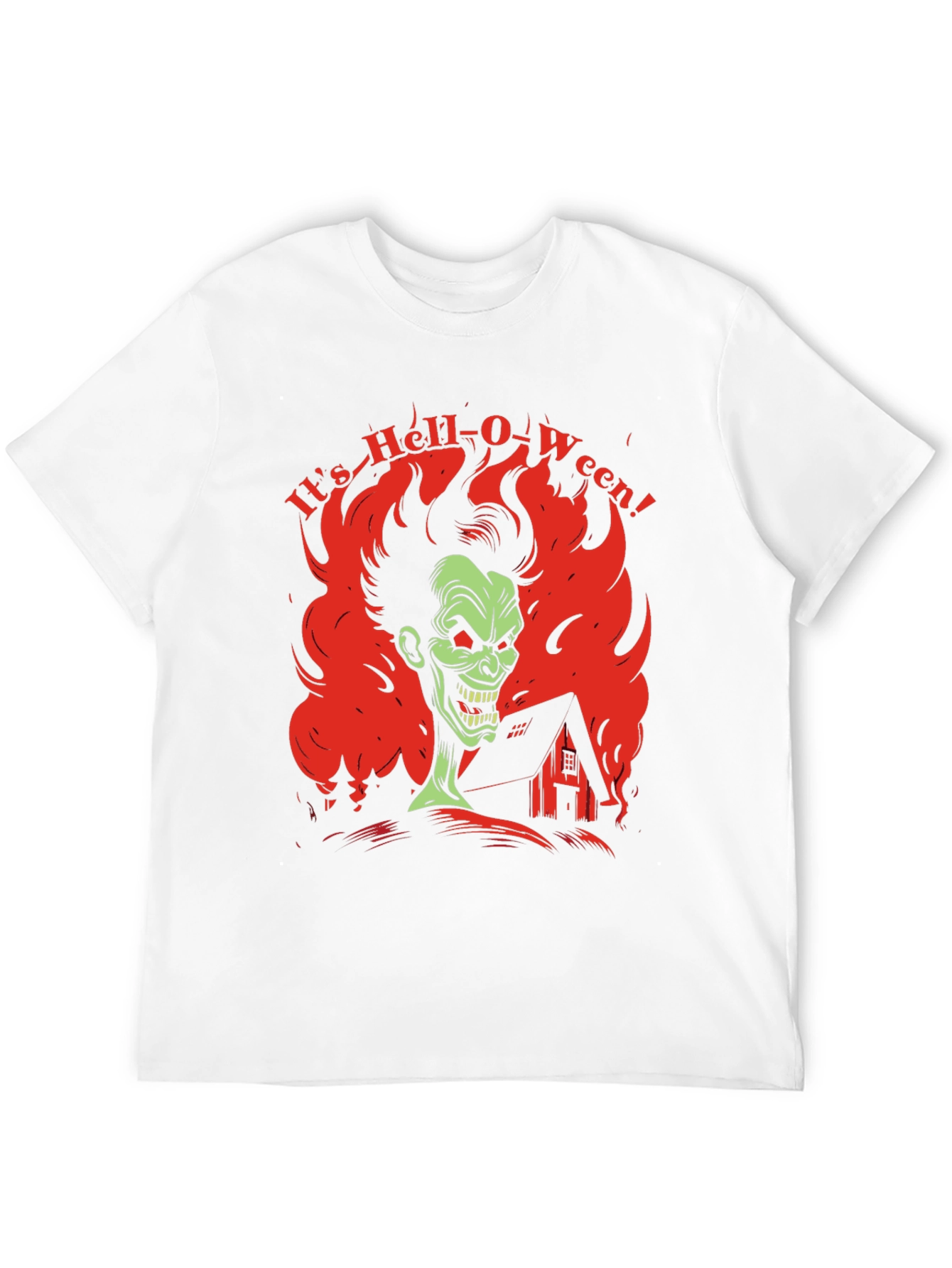 Hell-O-Ween Graphic Tee - Spooky Season Apparel