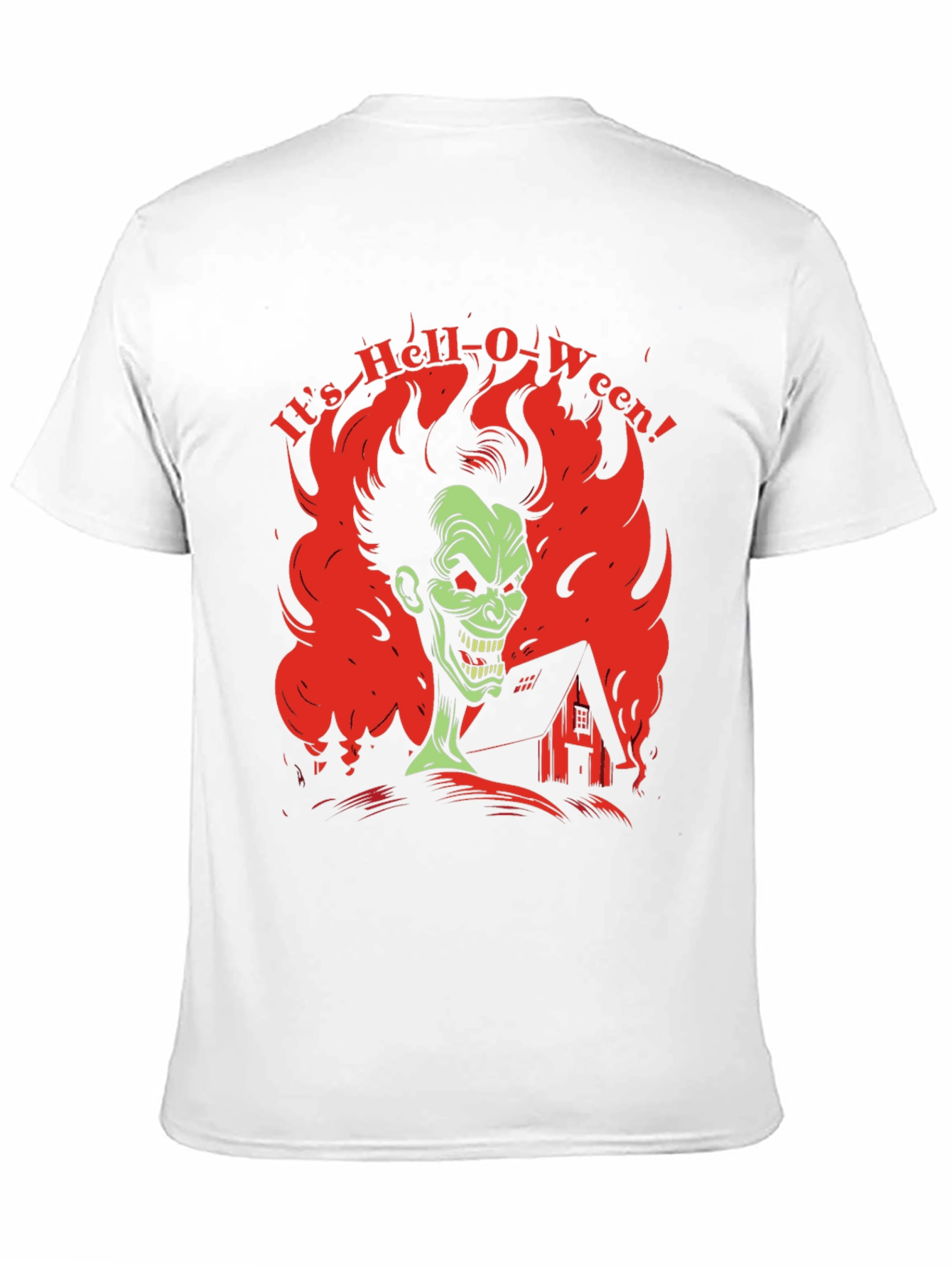 Hell-O-Ween Graphic Tee - Spooky Season Apparel