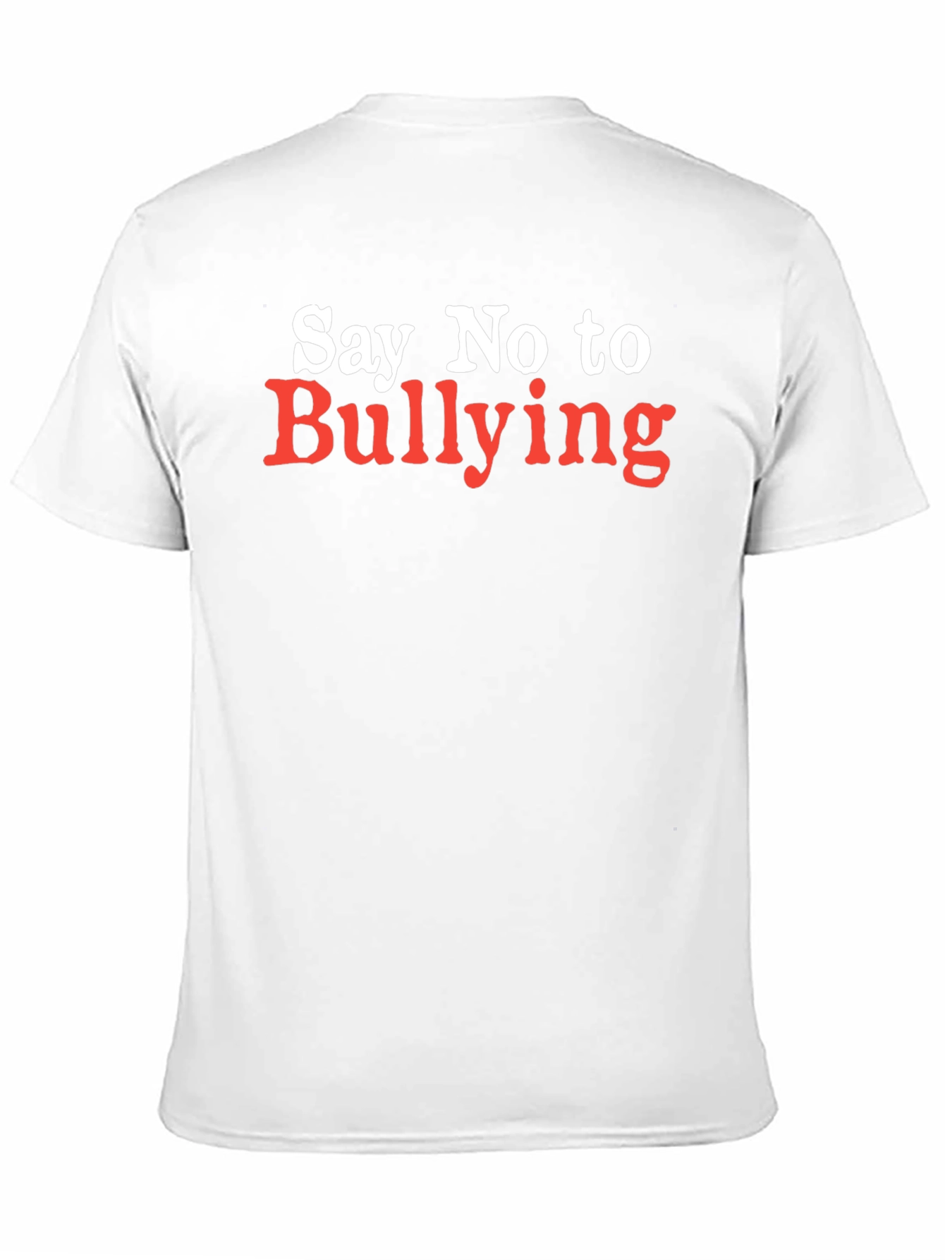 Say No To Bullying T-Shirt - Black