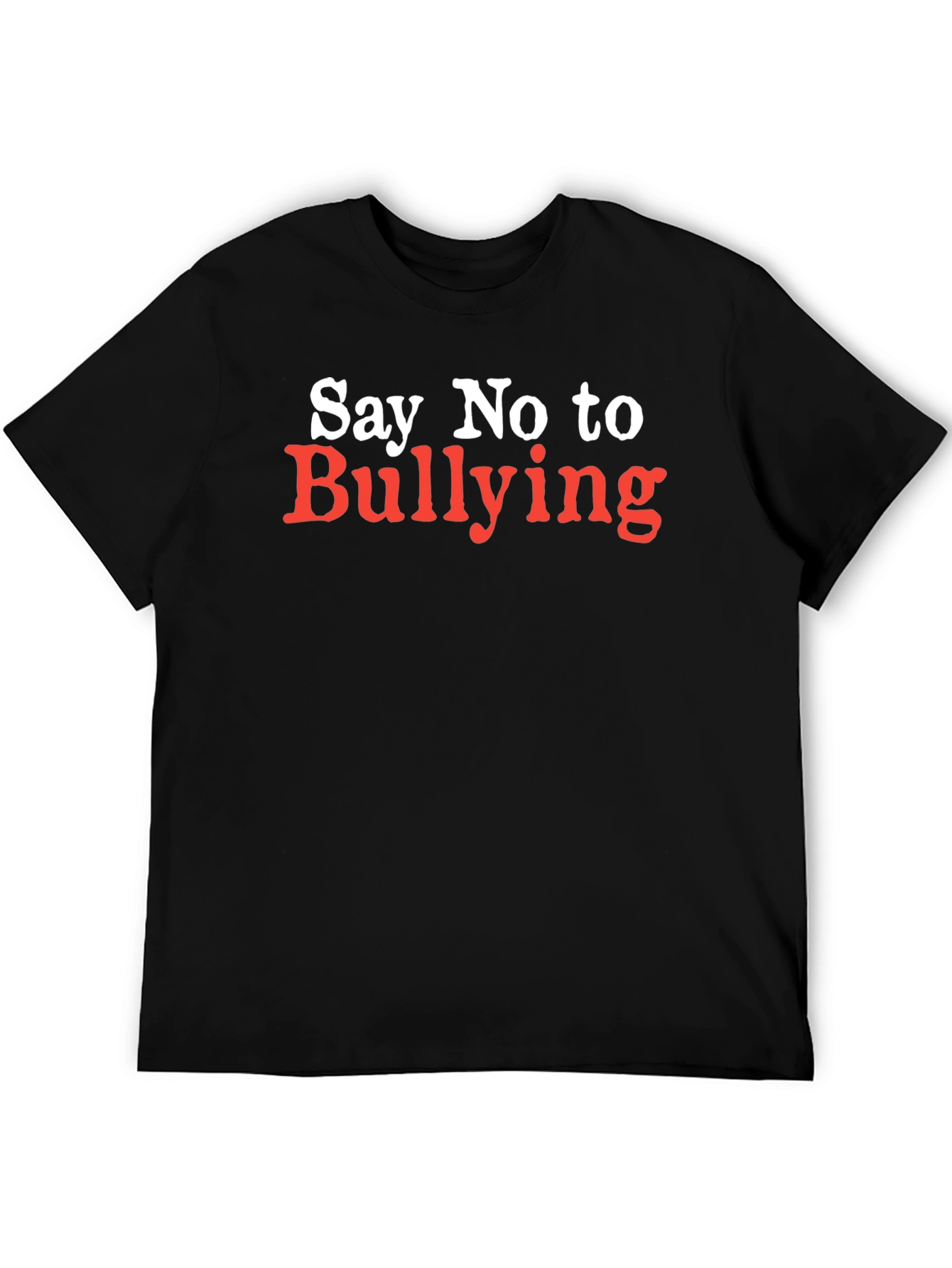 Say No To Bullying T-Shirt - Black