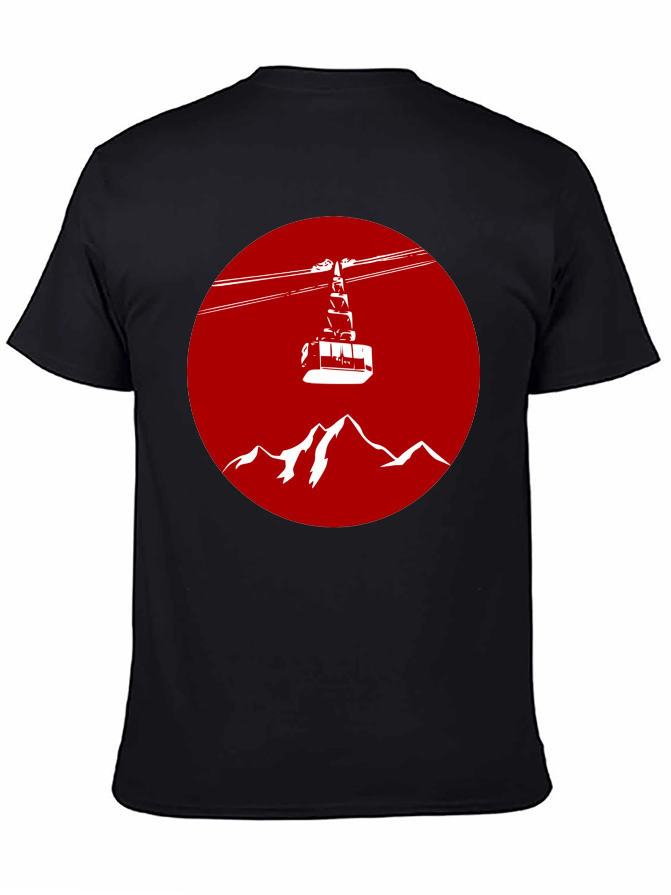 Ski Lift Graphic Tee - Mountain Gondola Shirt