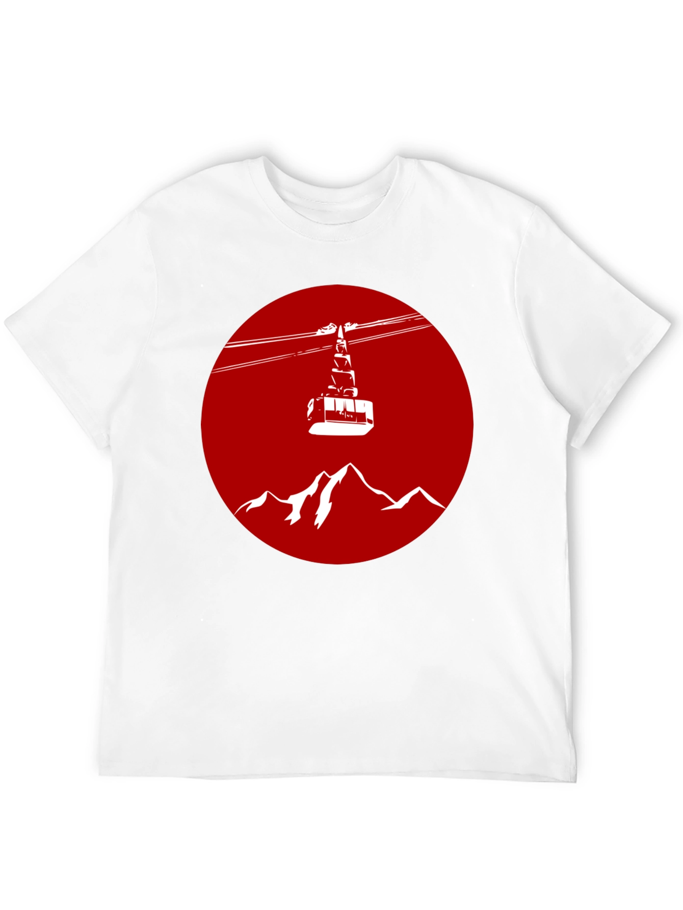 Ski Lift Graphic Tee - Mountain Gondola Shirt