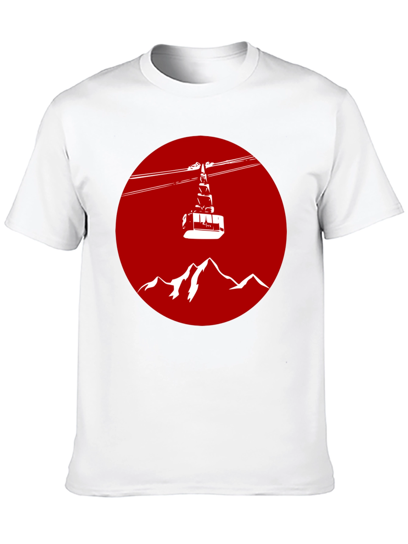 Ski Lift Graphic Tee - Mountain Gondola Shirt