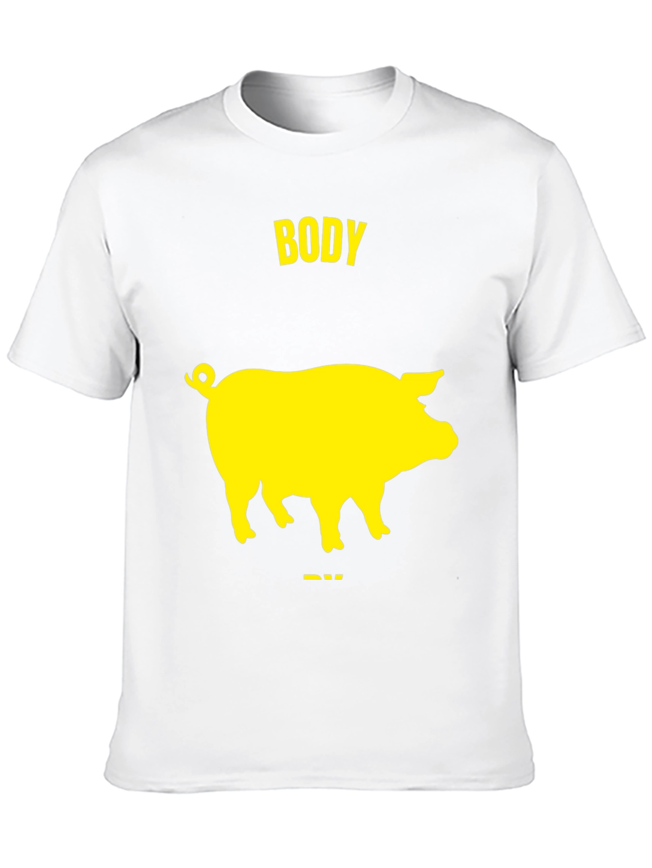 Body Pig Funny T-Shirt - Black
