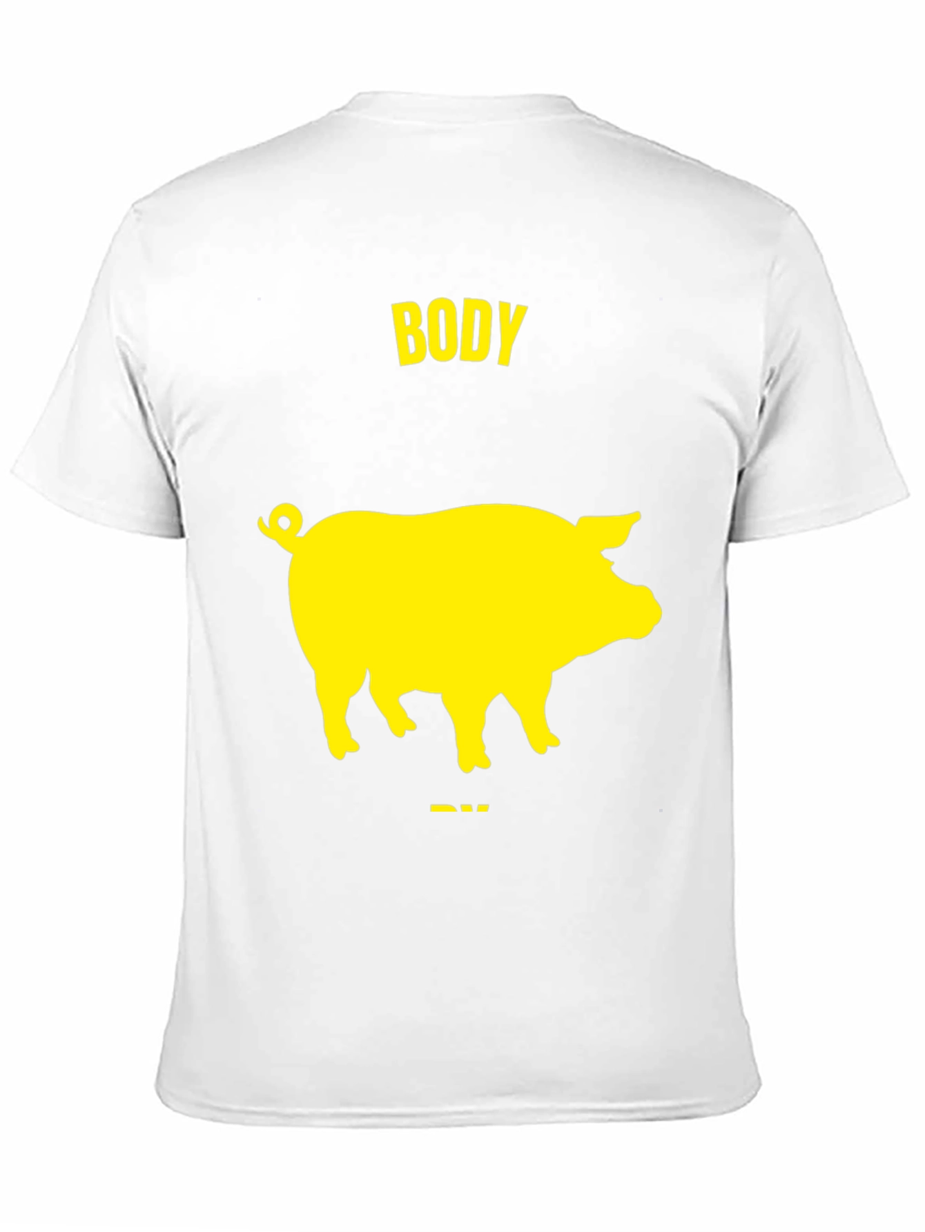 Body Pig Funny T-Shirt - Black