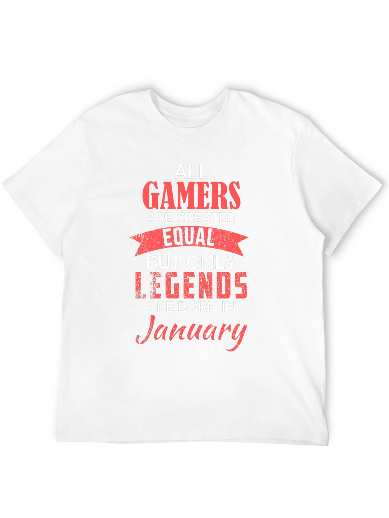 Gamer Legend January Birthday T-Shirt