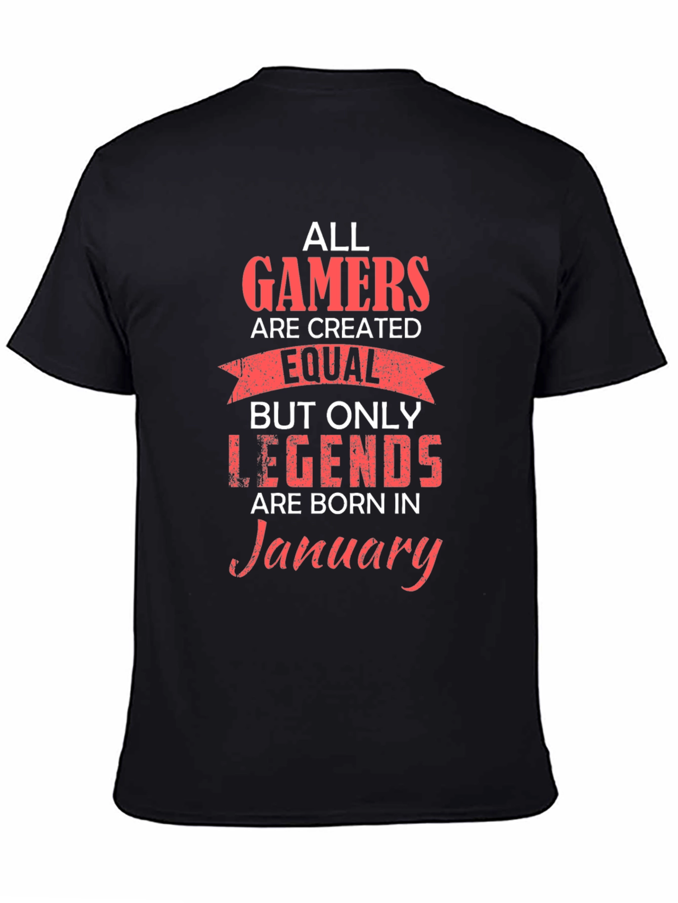 Gamer Legend January Birthday T-Shirt