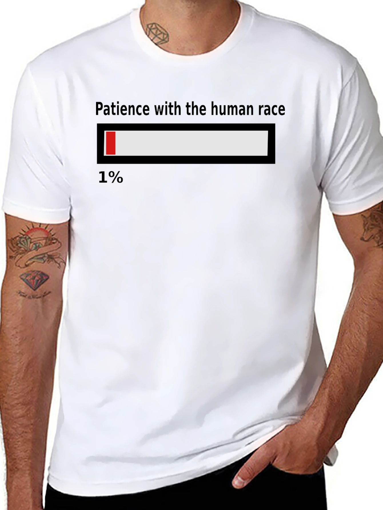 Funny Patience Loading Bar T-Shirt