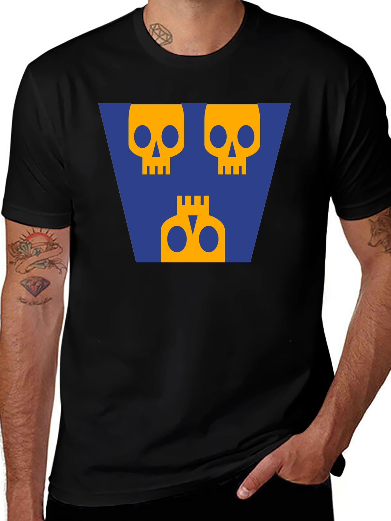 Skulls T-Shirt - Graphic Tee Modern Design