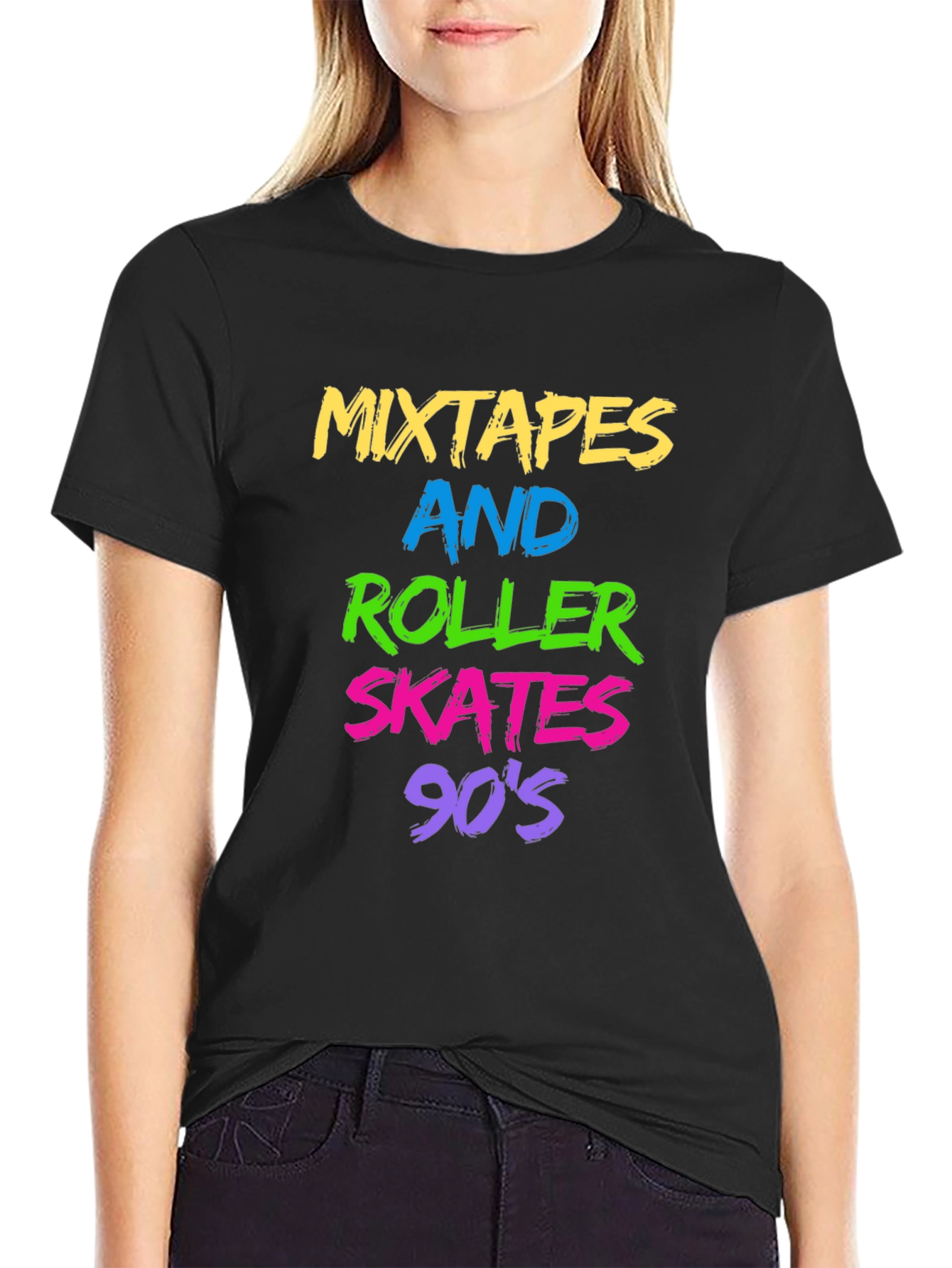 Mixtapes & Roller Skates 90s Graphic Tee