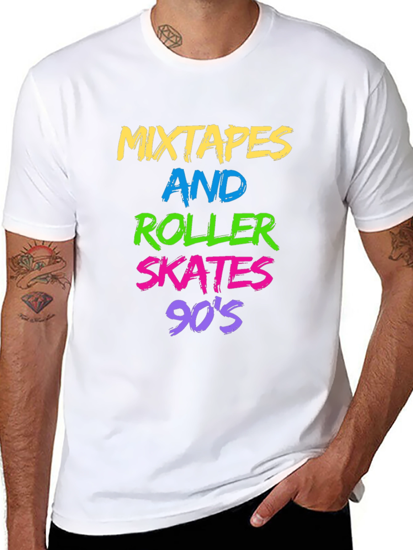 Mixtapes & Roller Skates 90s Graphic Tee