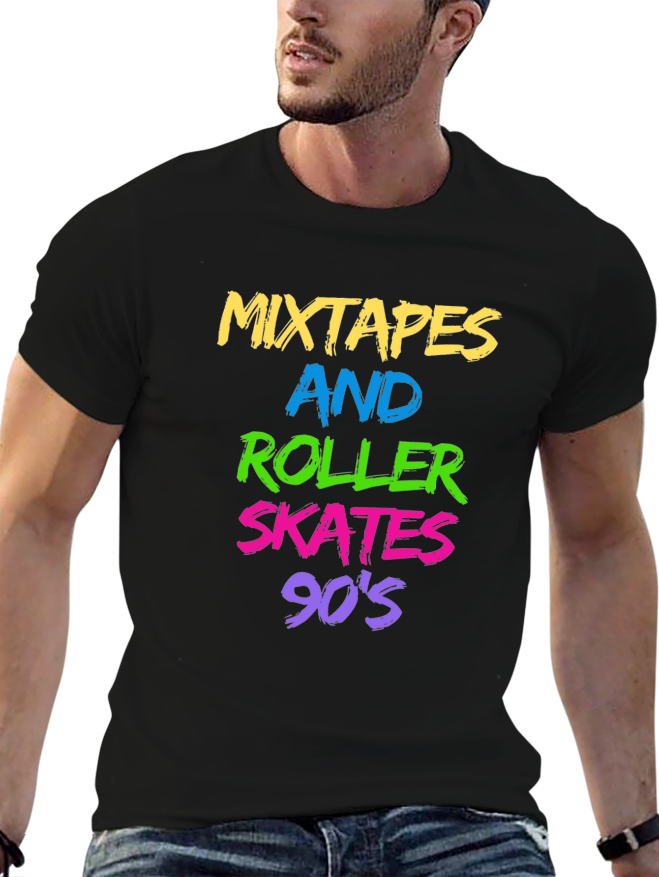 Mixtapes & Roller Skates 90s Graphic Tee
