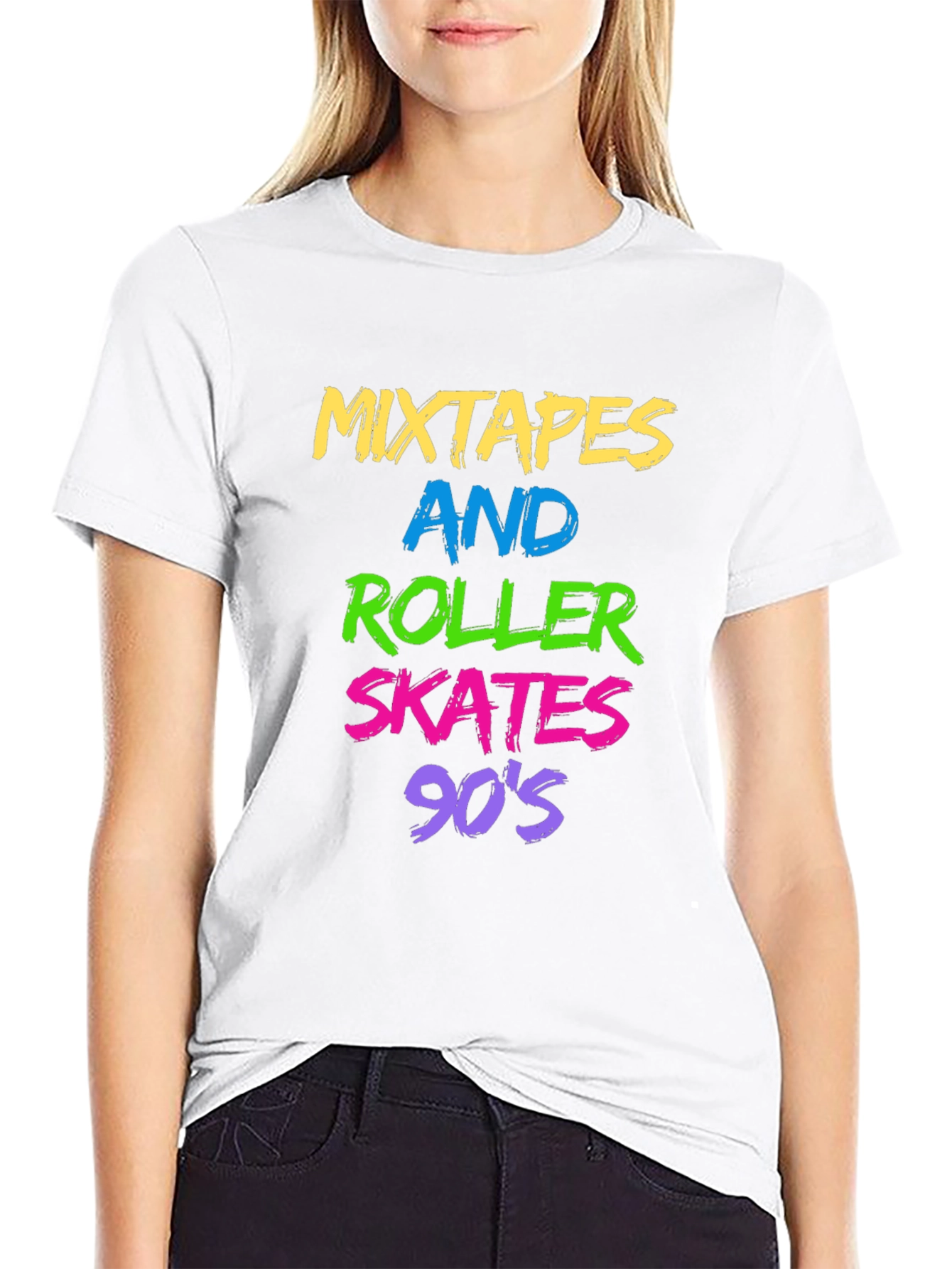 Mixtapes & Roller Skates 90s Graphic Tee