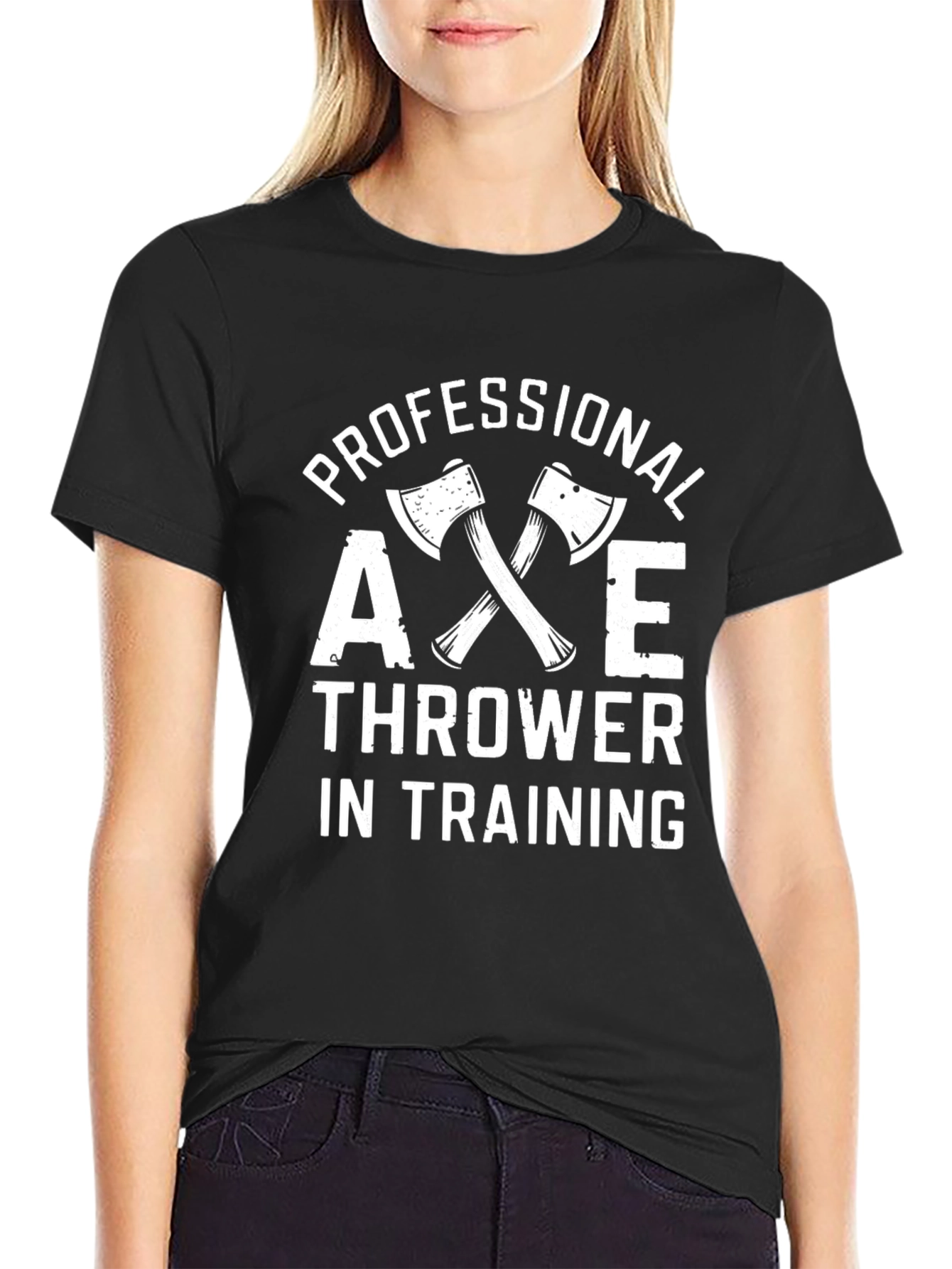 Professional Axe Thrower Training T-Shirt