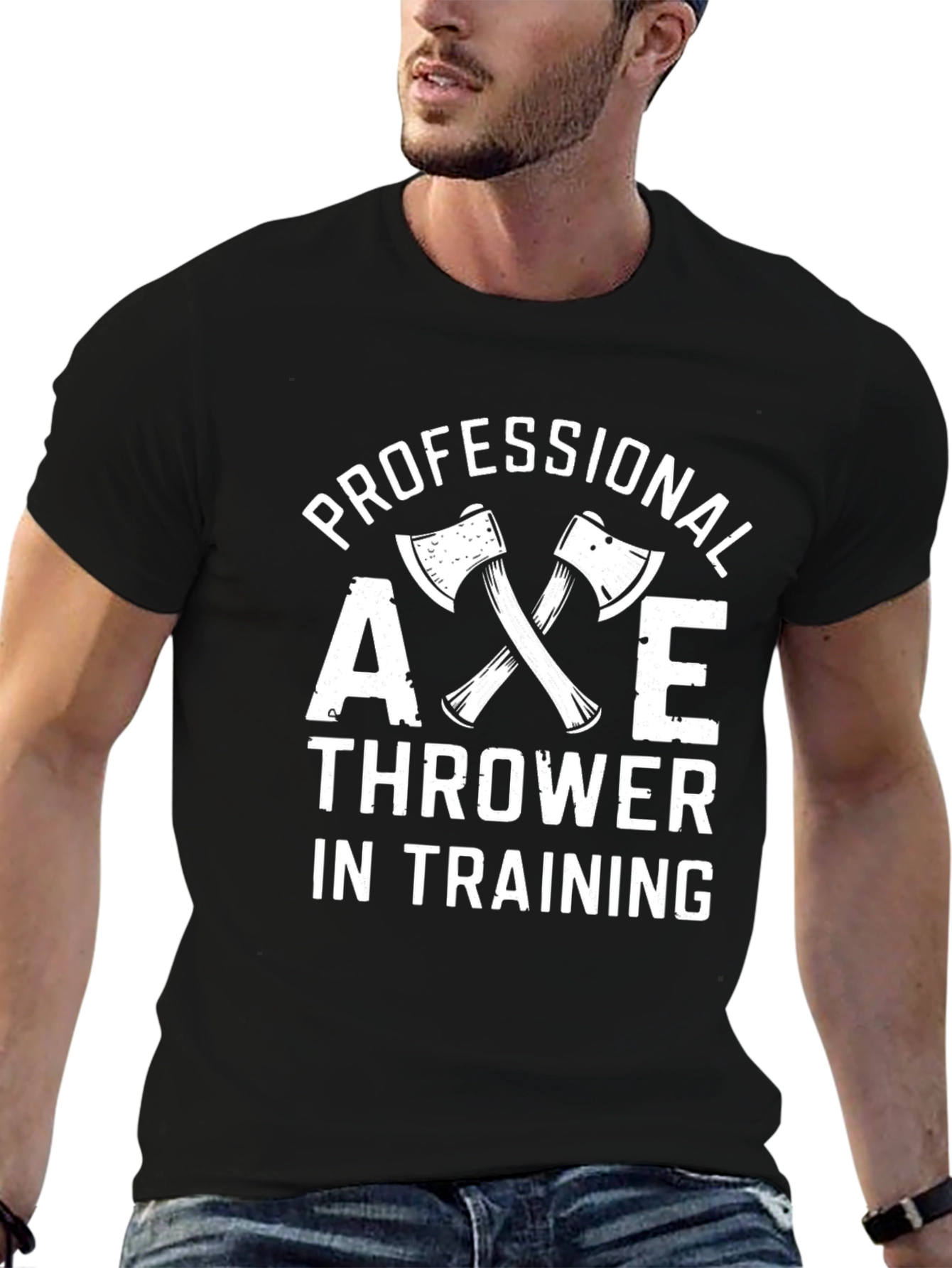 Professional Axe Thrower Training T-Shirt