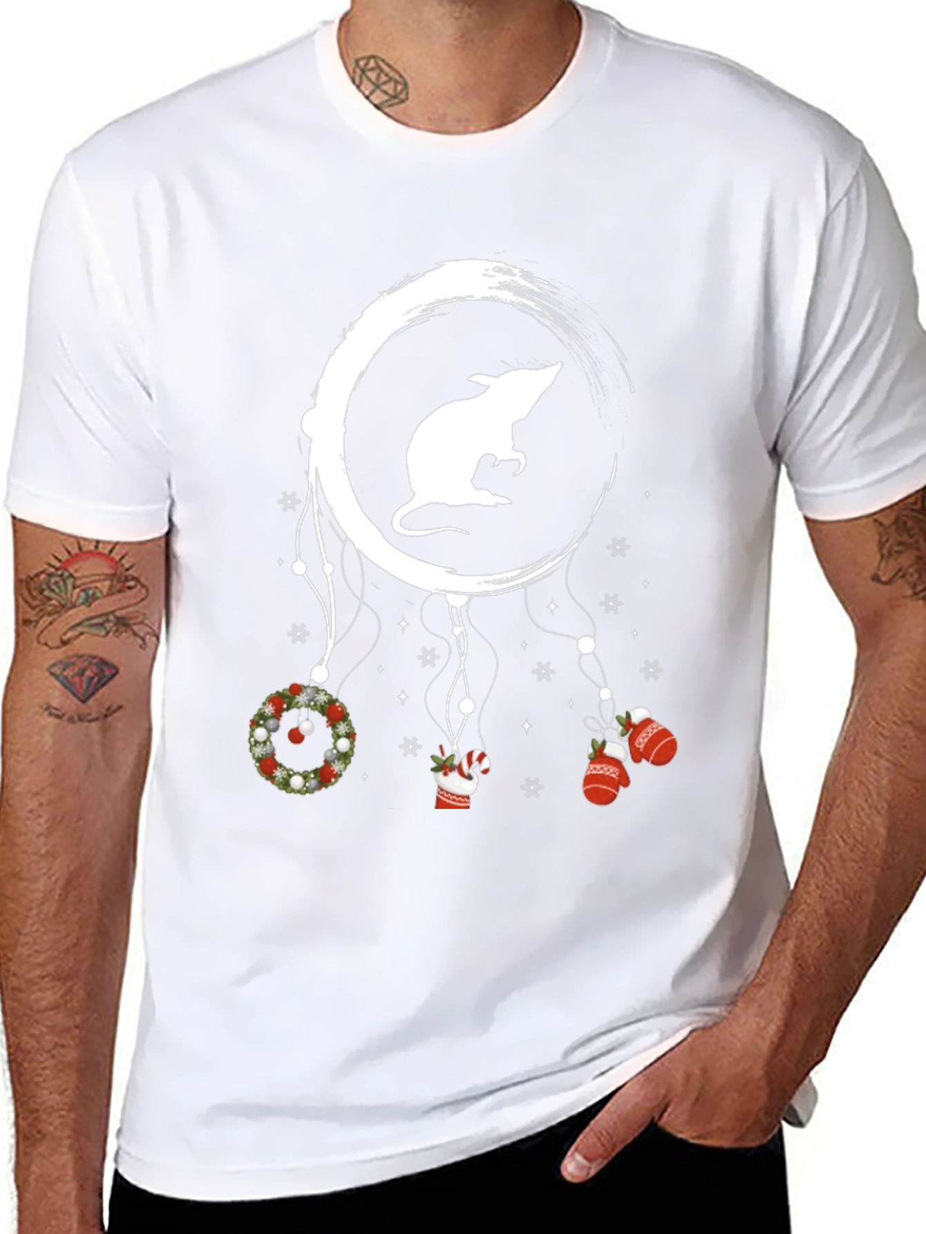 Festive Rat Dreamcatcher Tee