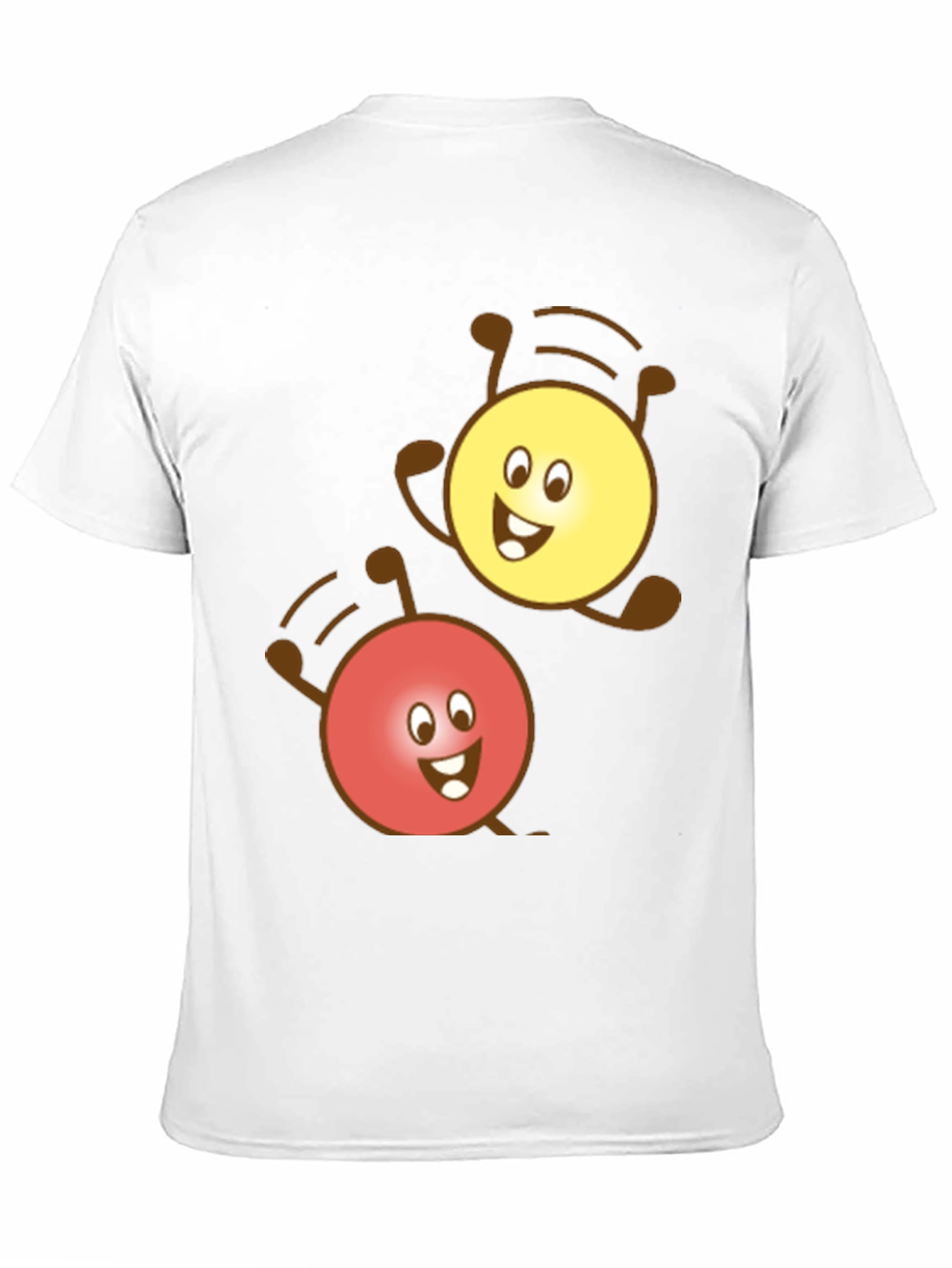 Cute Cartoon Character Graphic Black T-Shirt
