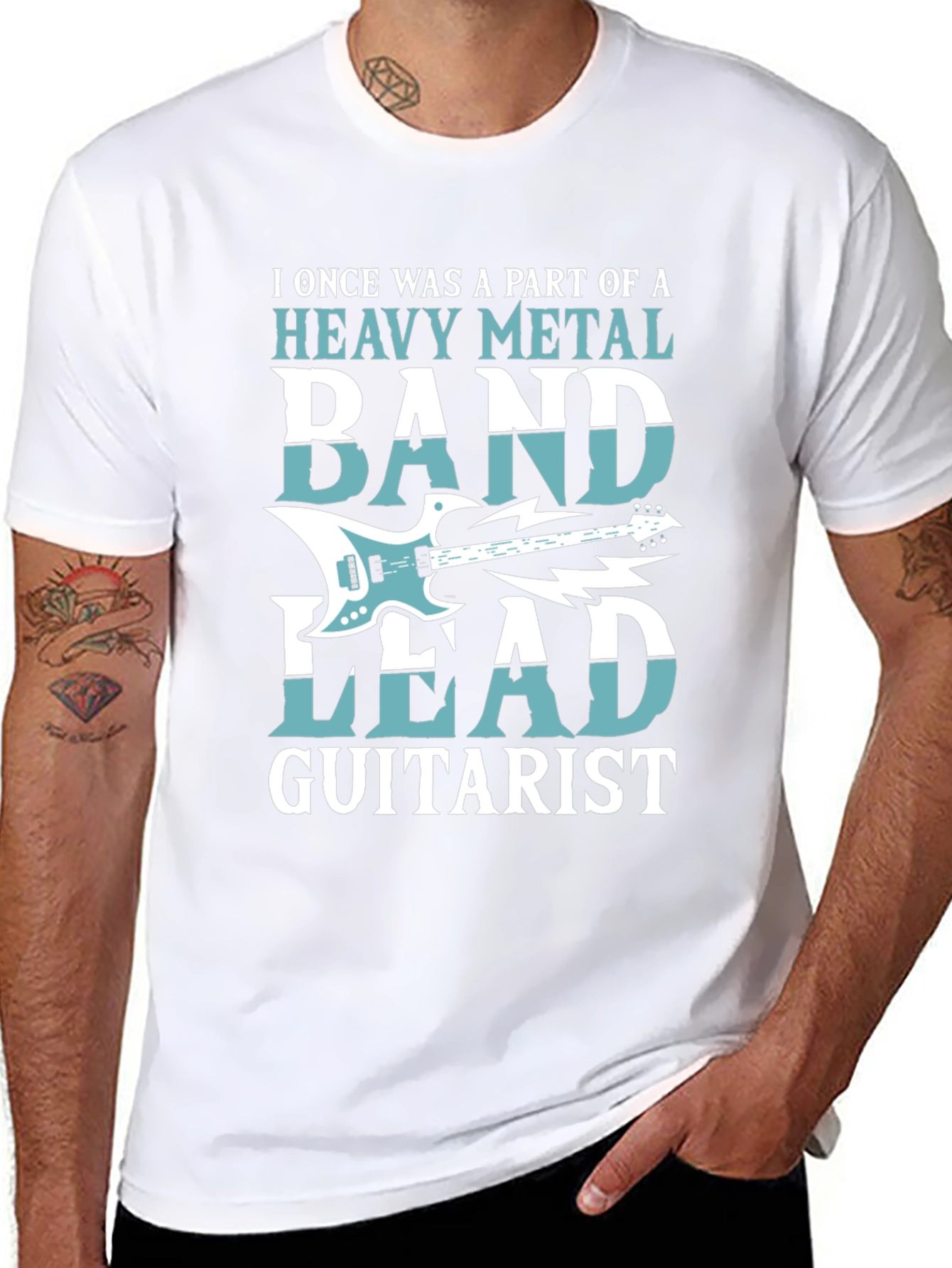 Heavy Metal Lead Guitarist T-Shirt - Band Tee