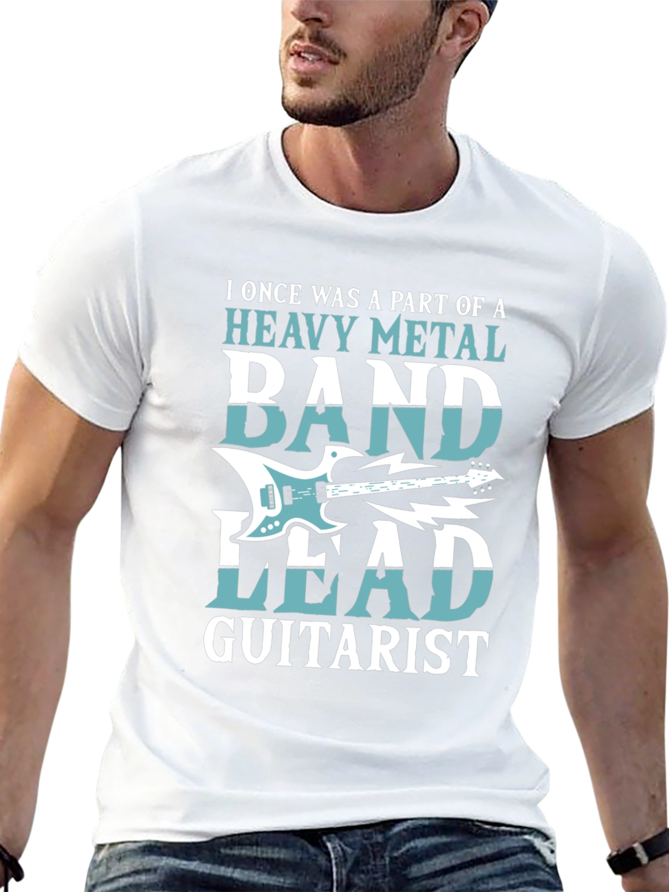 Heavy Metal Lead Guitarist T-Shirt - Band Tee